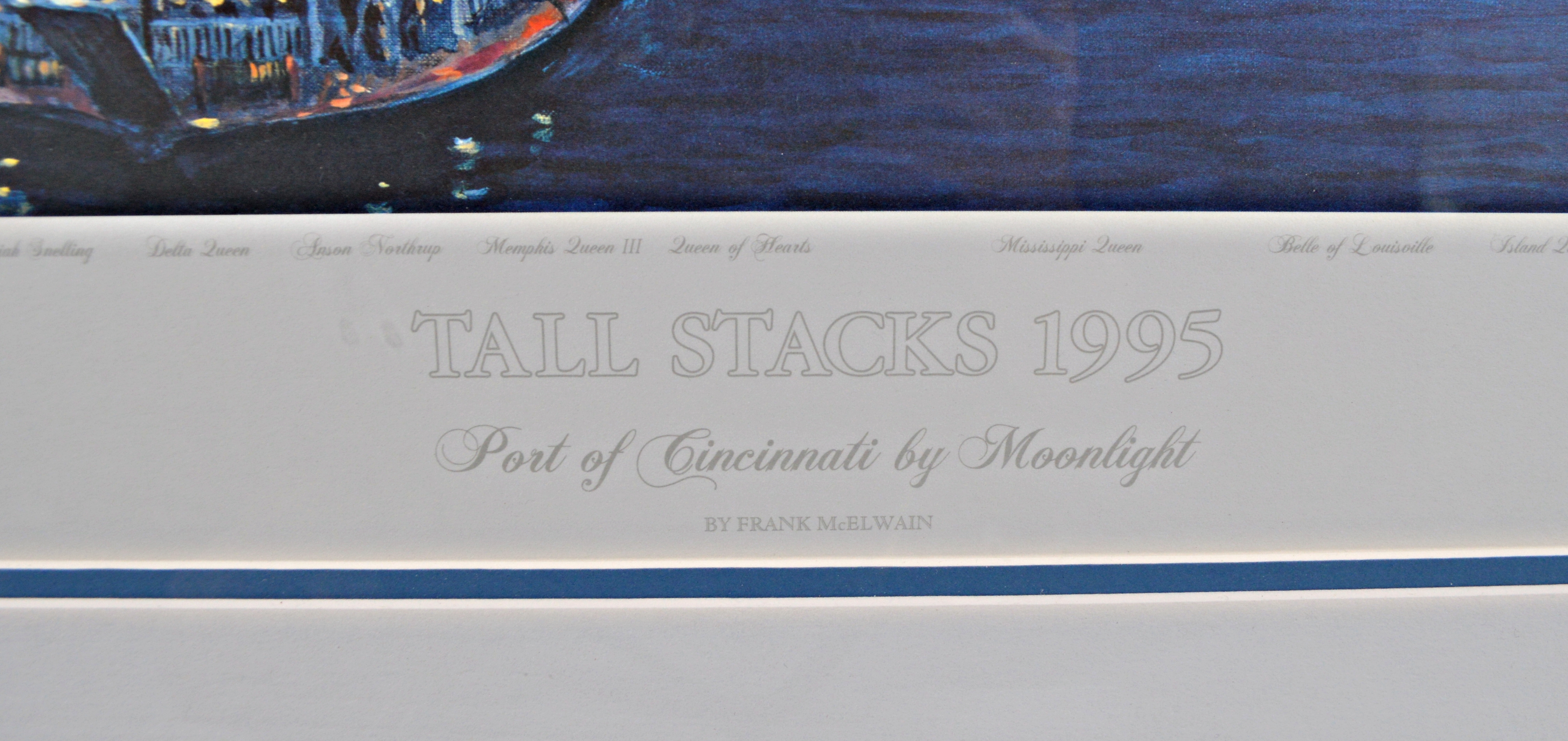 Frank McElwain Lithograph "Tall Stacks 1995"