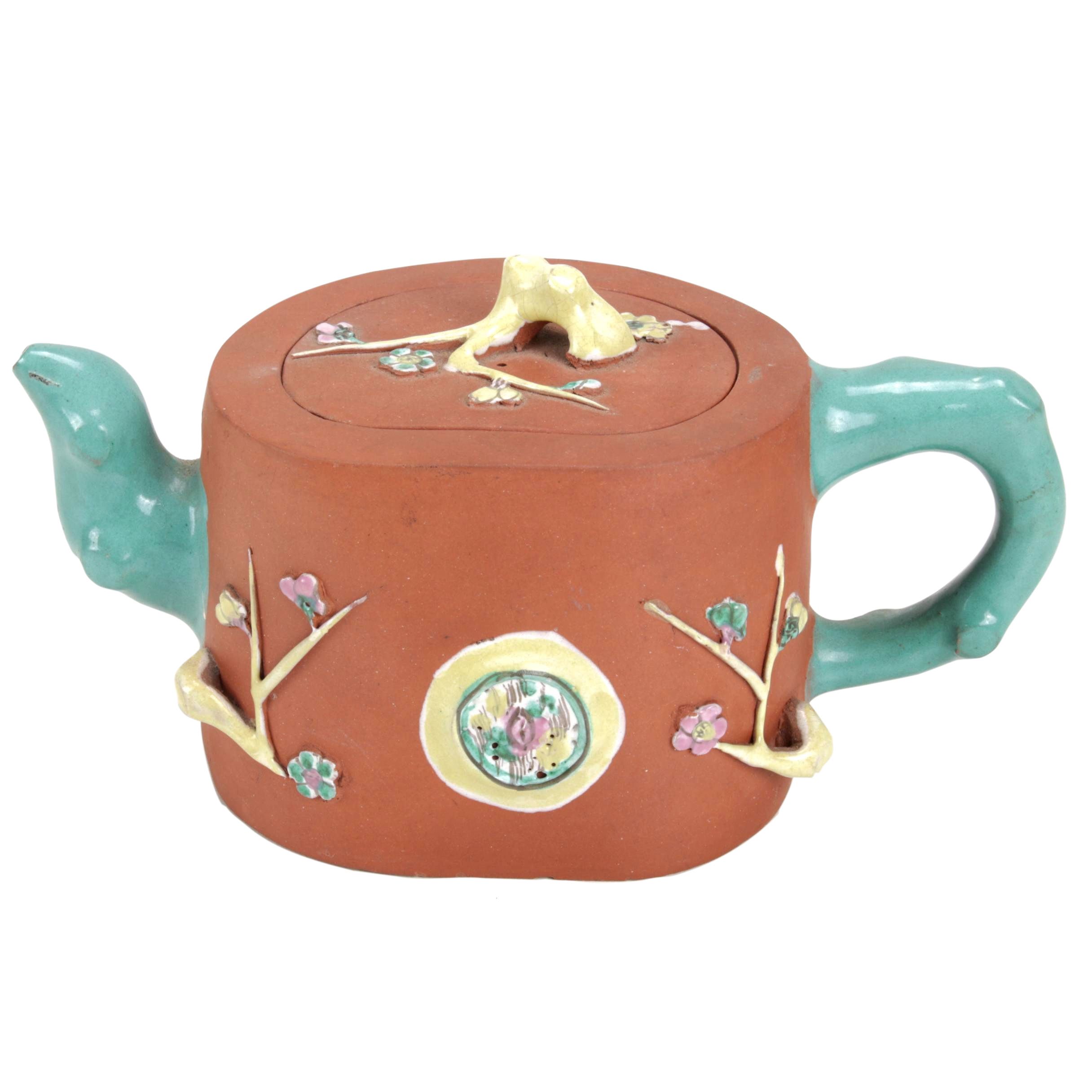 Chinese Red Stoneware Teapot, Late 19th / Early 20th Century