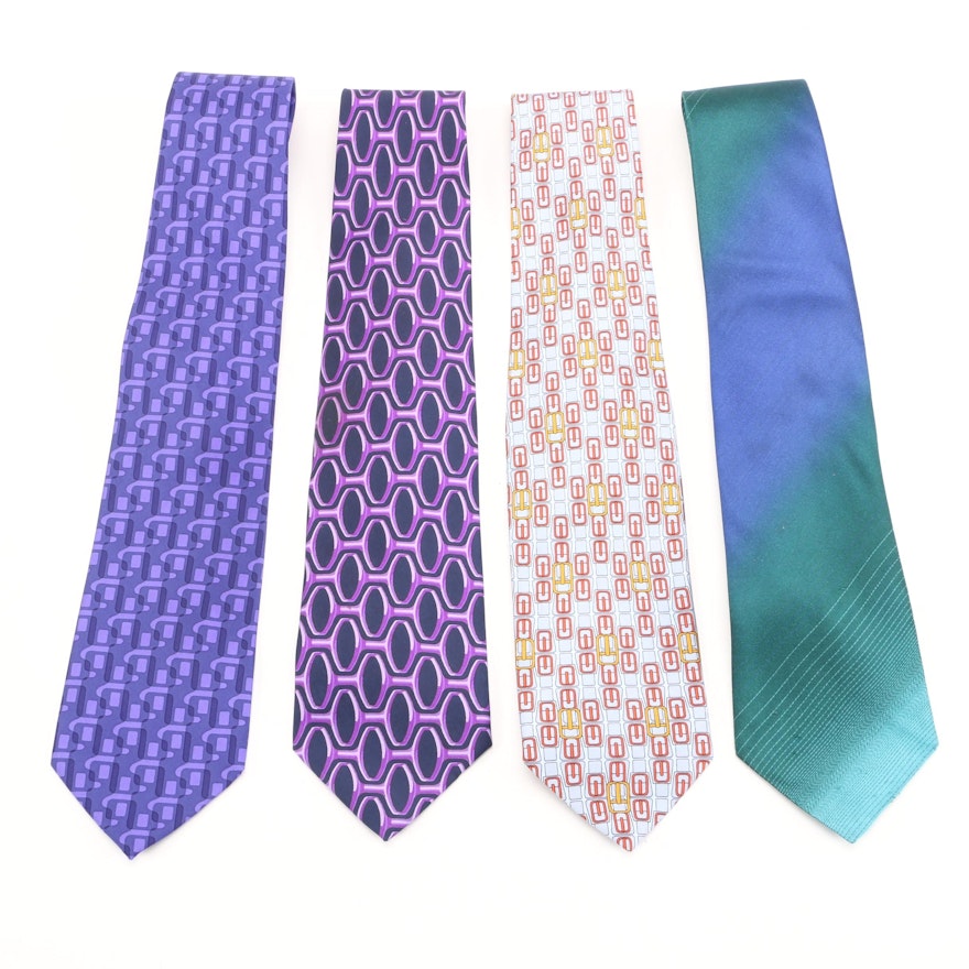Gucci Printed Silk Neckties