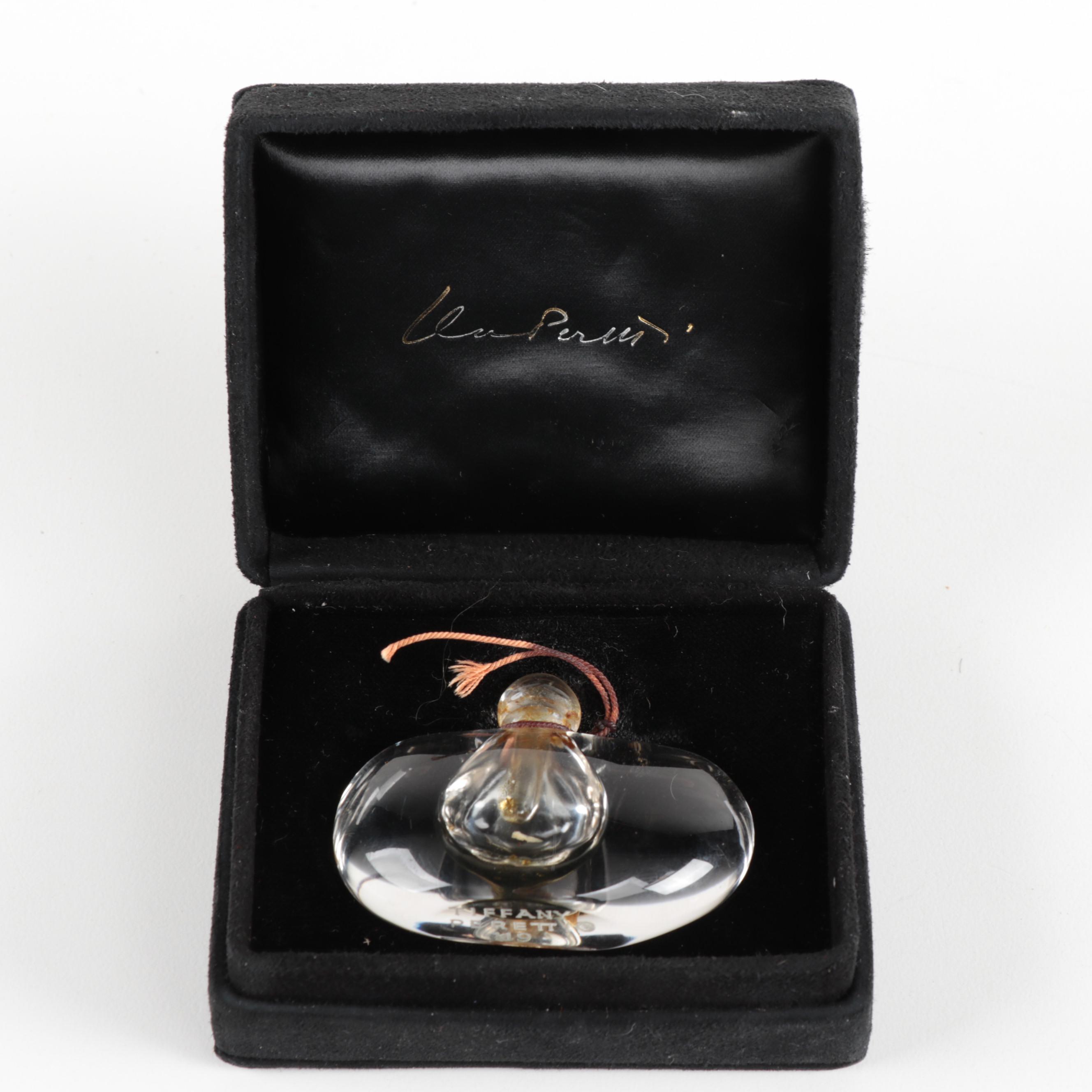 Elsa Peretti for Tiffany & Co. Crystal Perfume Bottle, Late 20th Century