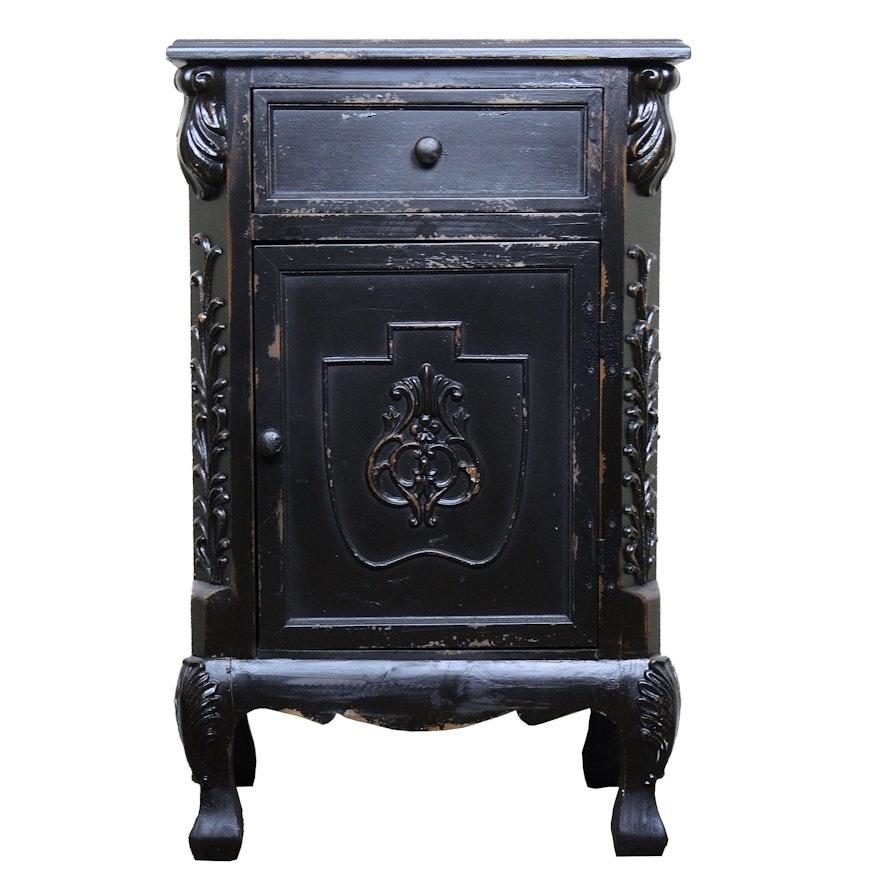 Wooden Nightstand, Contemporary