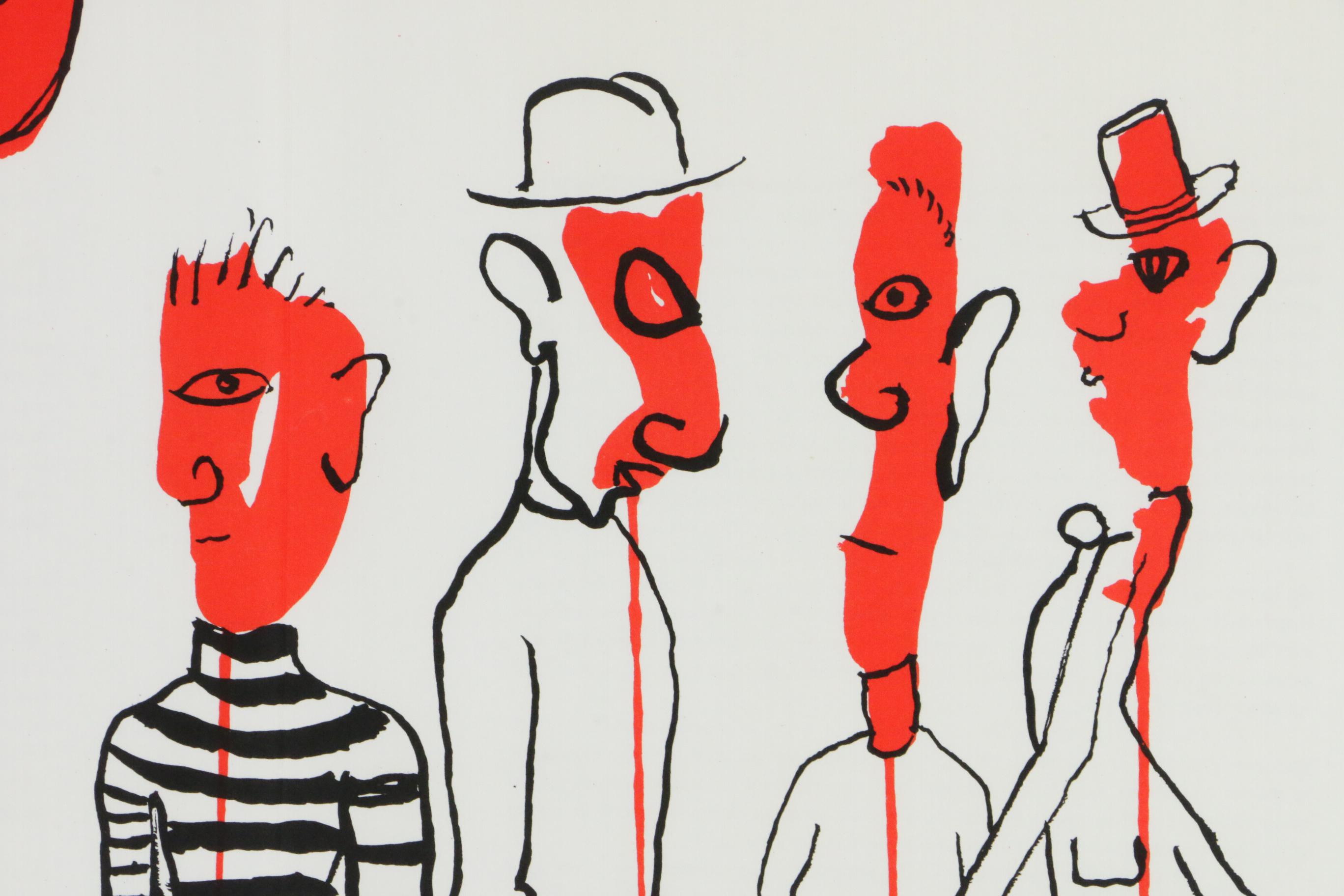 Alexander Calder Double-Page Color Lithograph for "Derrière le Miroir," 1966