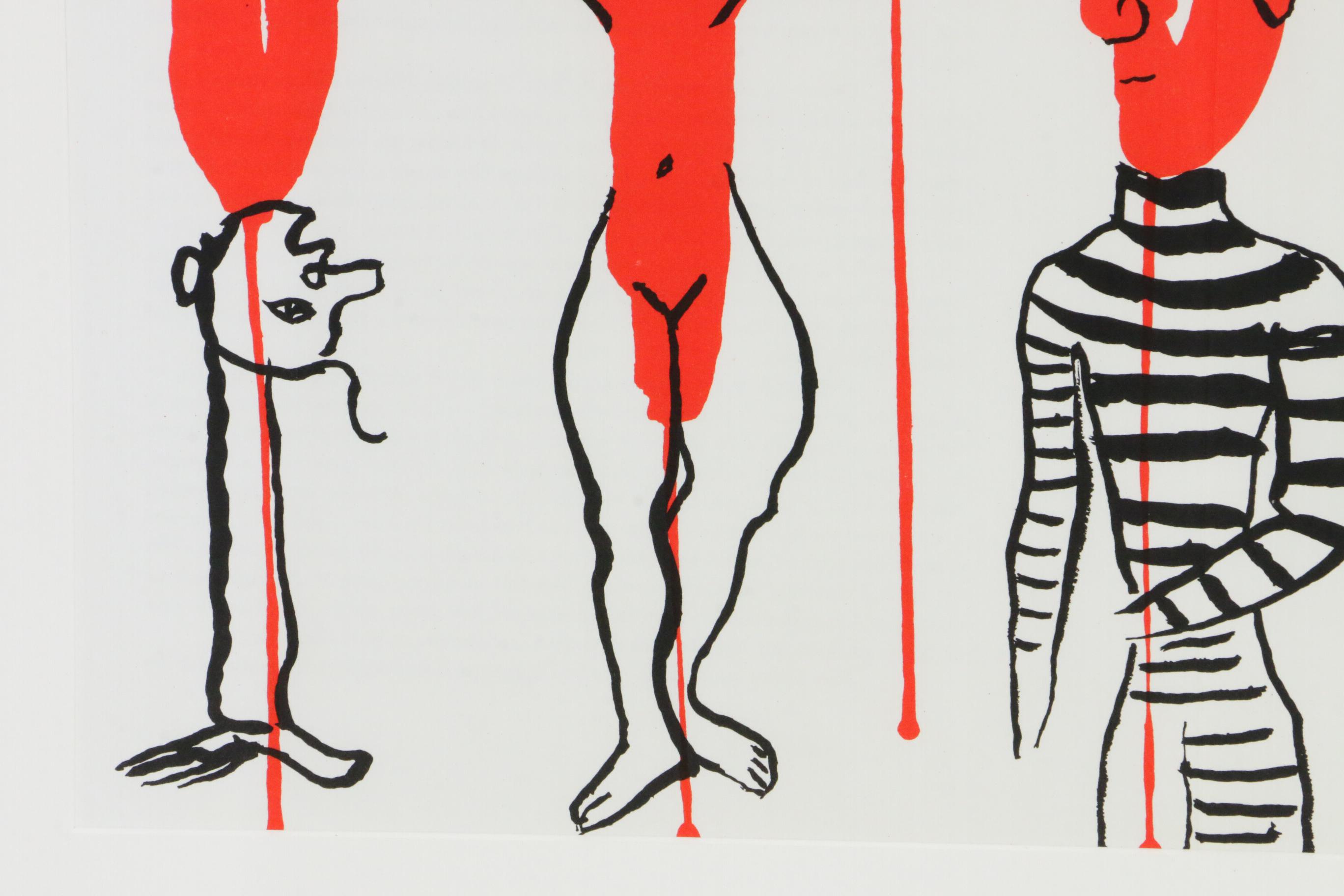 Alexander Calder Double-Page Color Lithograph for "Derrière le Miroir," 1966