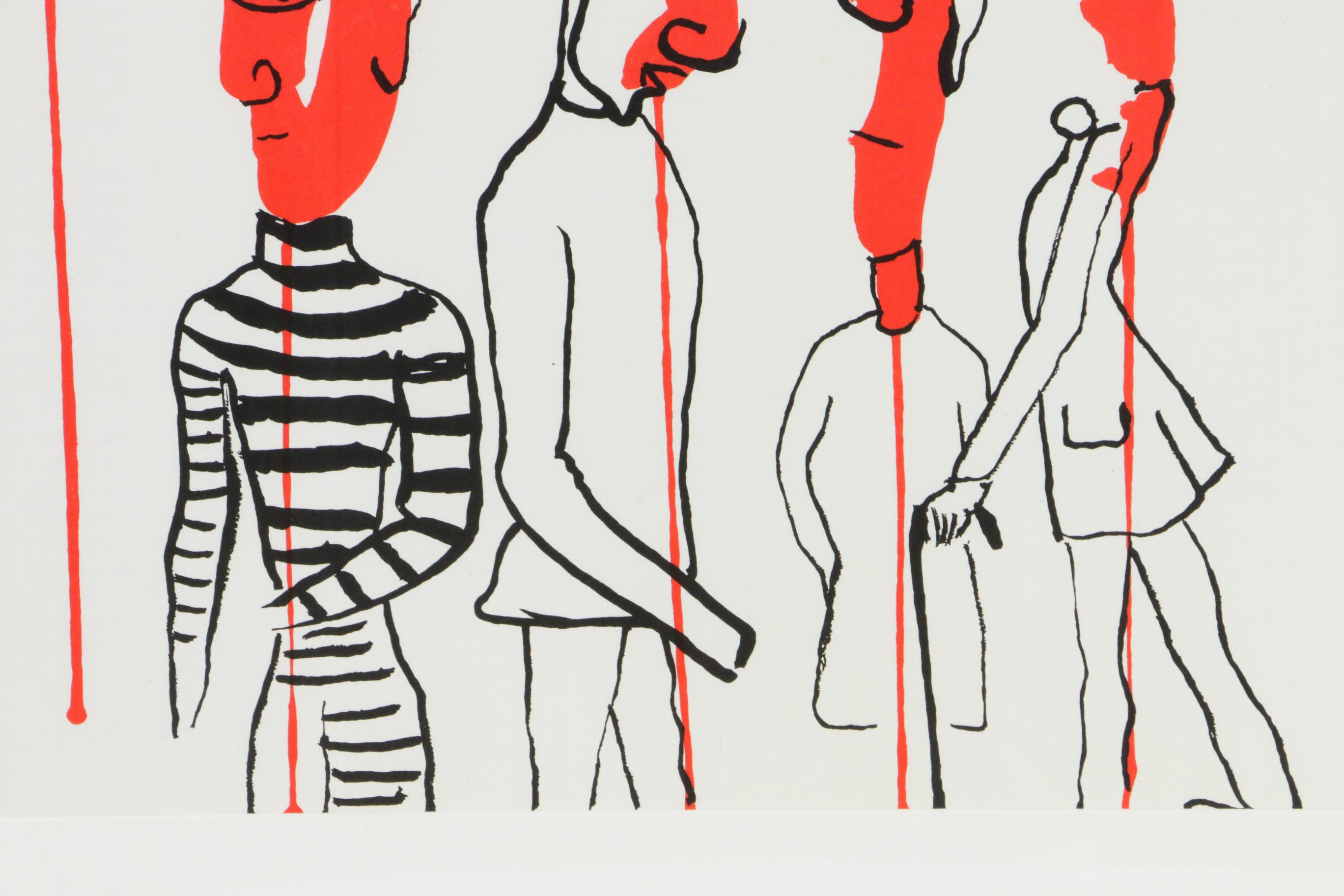 Alexander Calder Double-Page Color Lithograph for "Derrière le Miroir," 1966