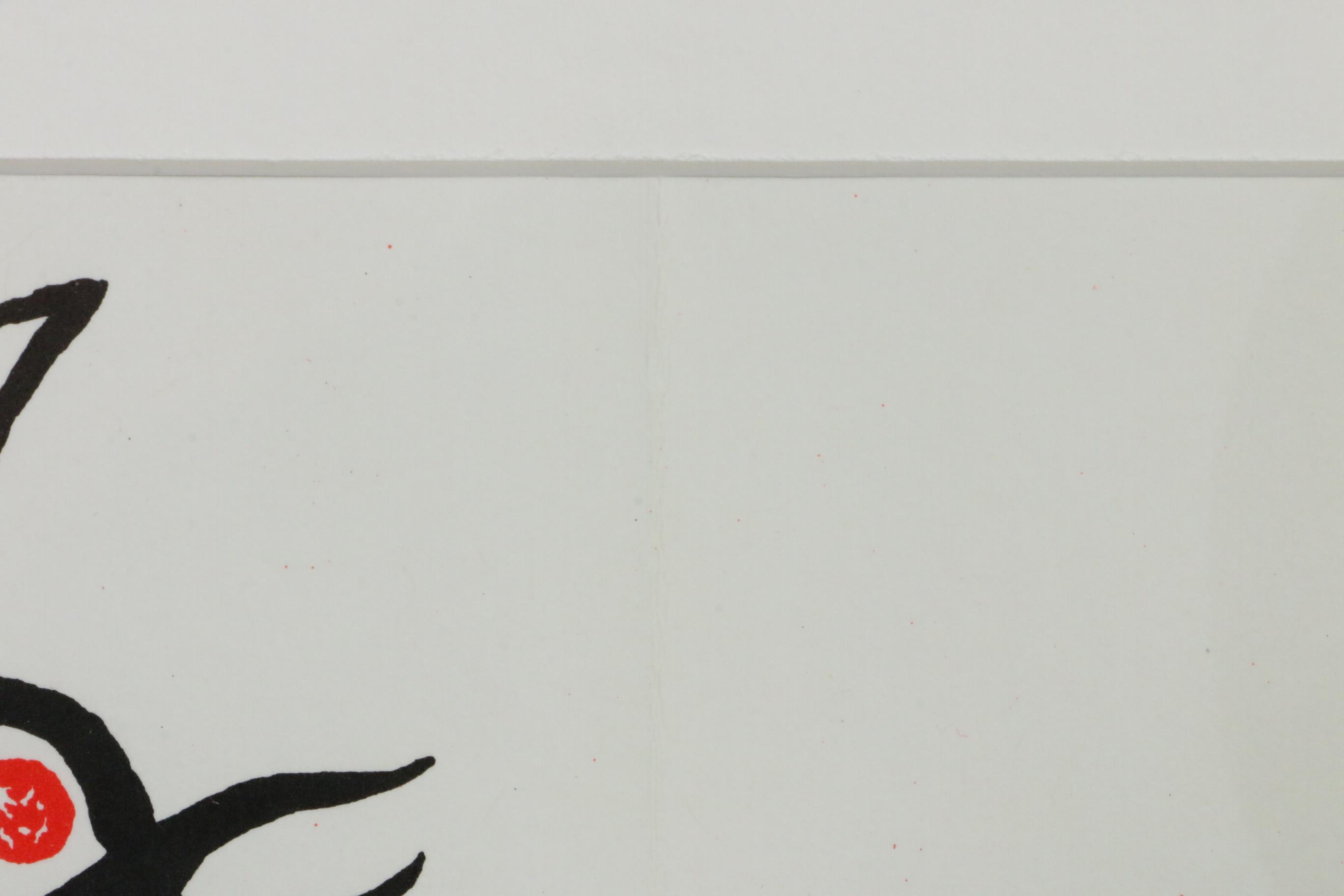 Alexander Calder Double-Page Color Lithograph for "Derrière le Miroir," 1966