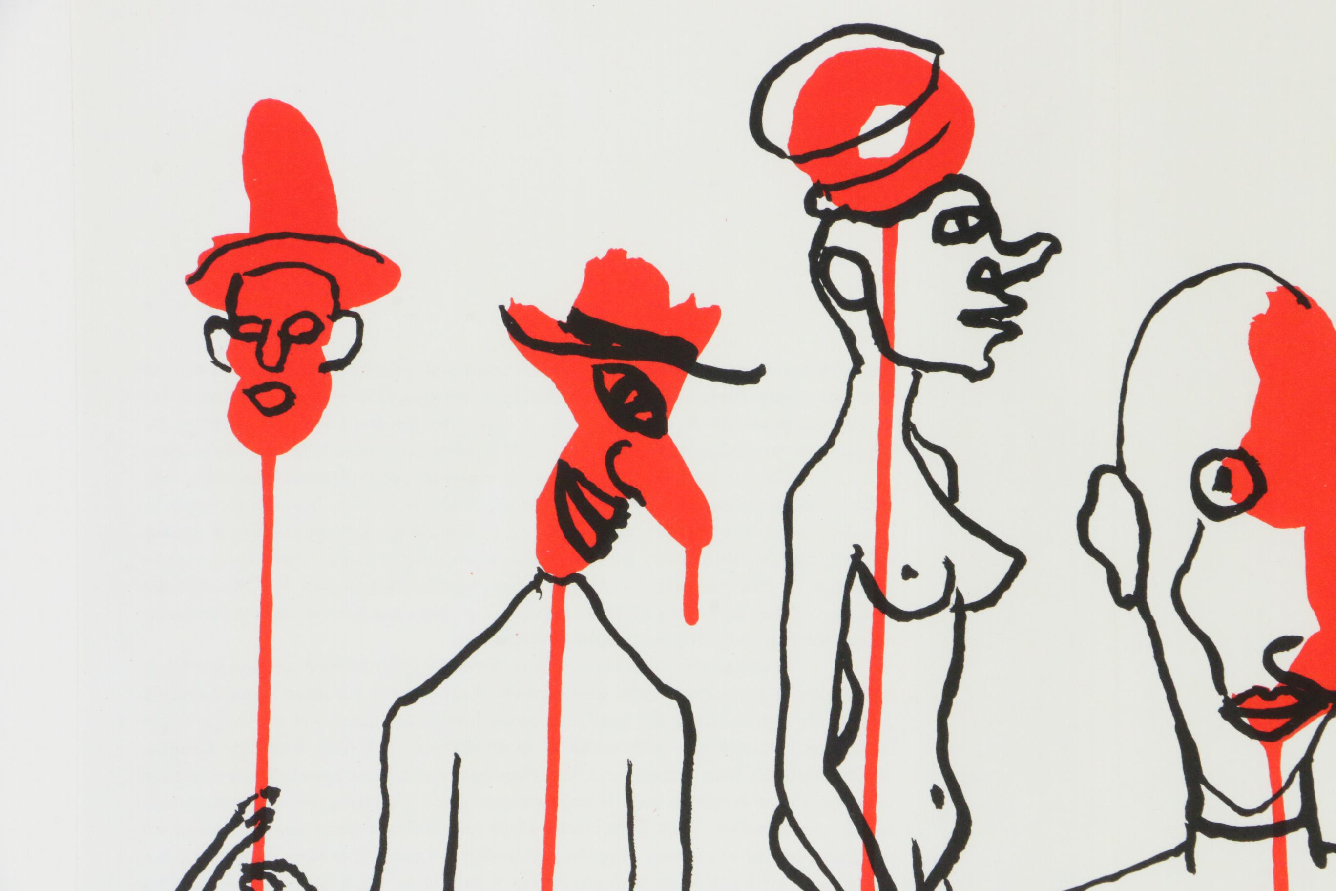 Alexander Calder Double-Page Color Lithograph for "Derrière le Miroir," 1966