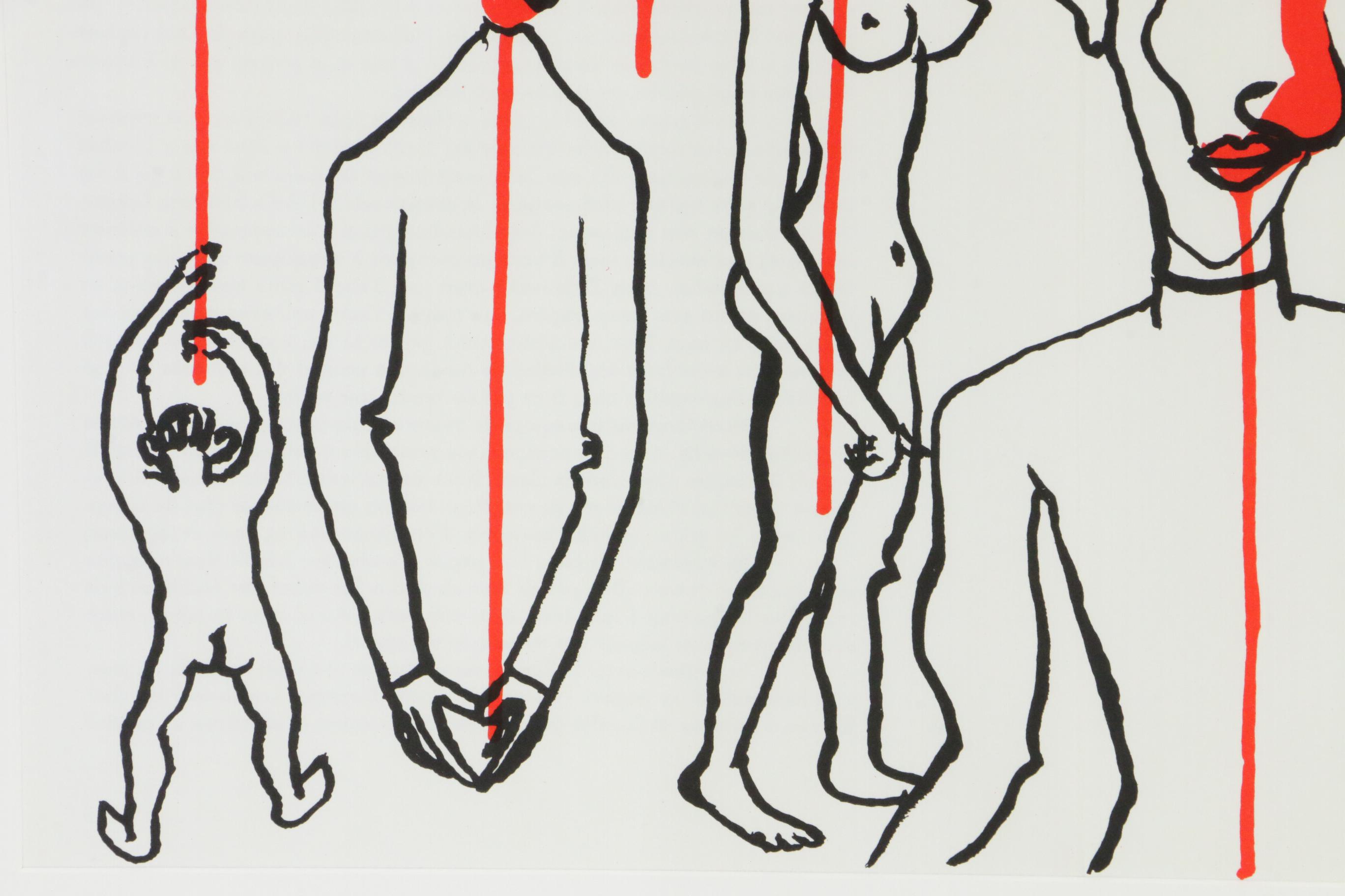 Alexander Calder Double-Page Color Lithograph for "Derrière le Miroir," 1966