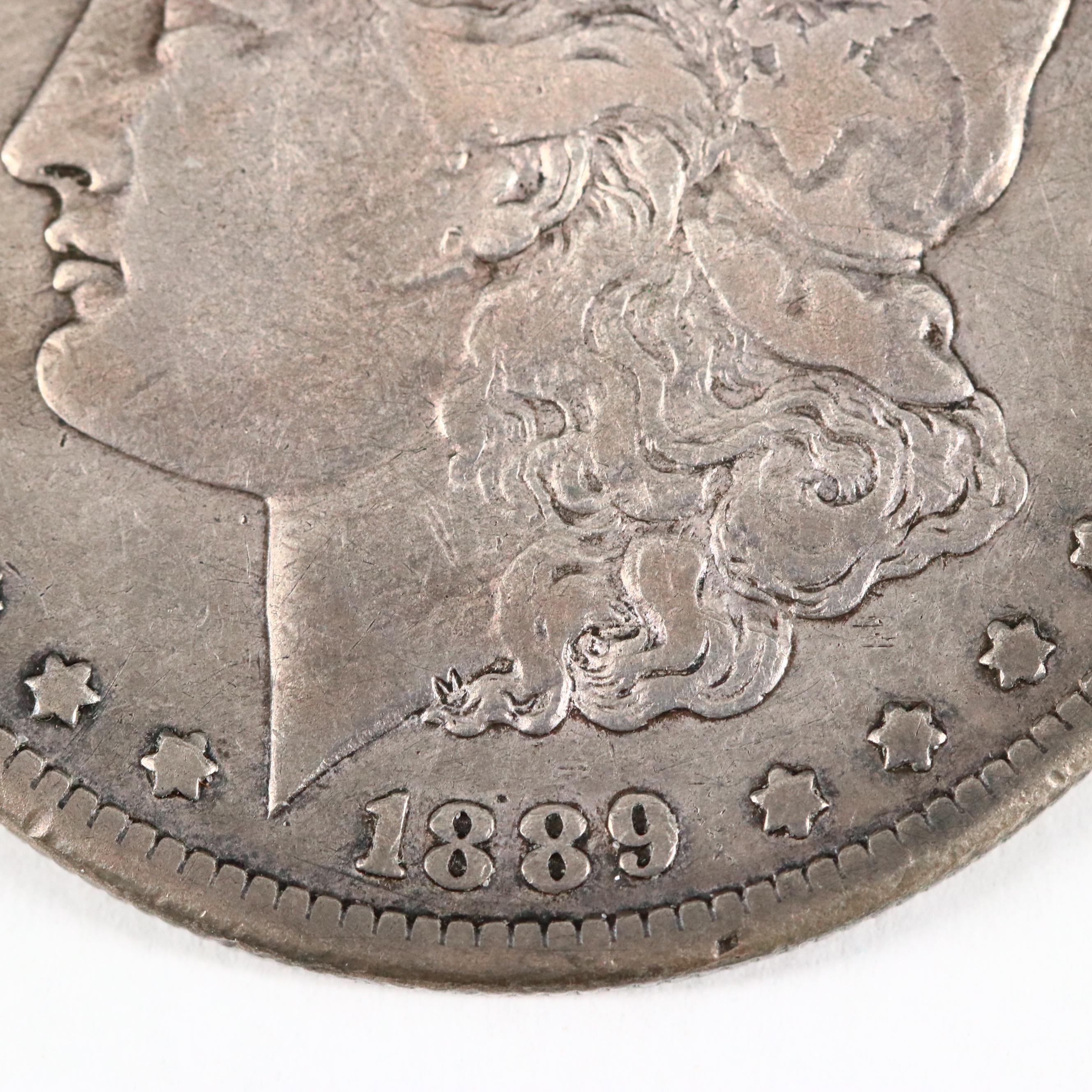 Key Date 1889 Carson City Silver Morgan Dollar