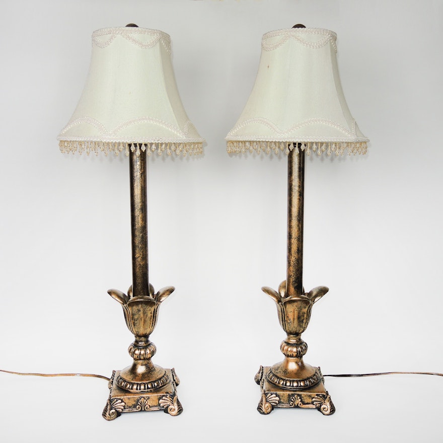 Beaded Buffet Lamps, Contemporary