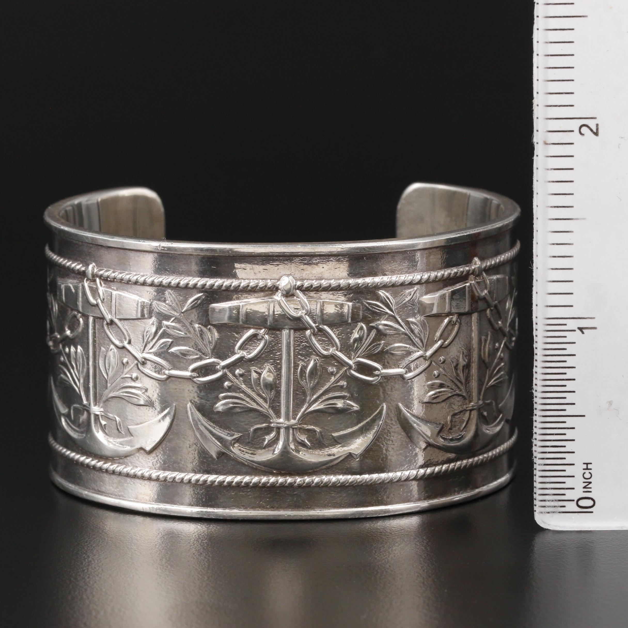 Vintage Tiffany & Co. Anchor Cuff Bracelet