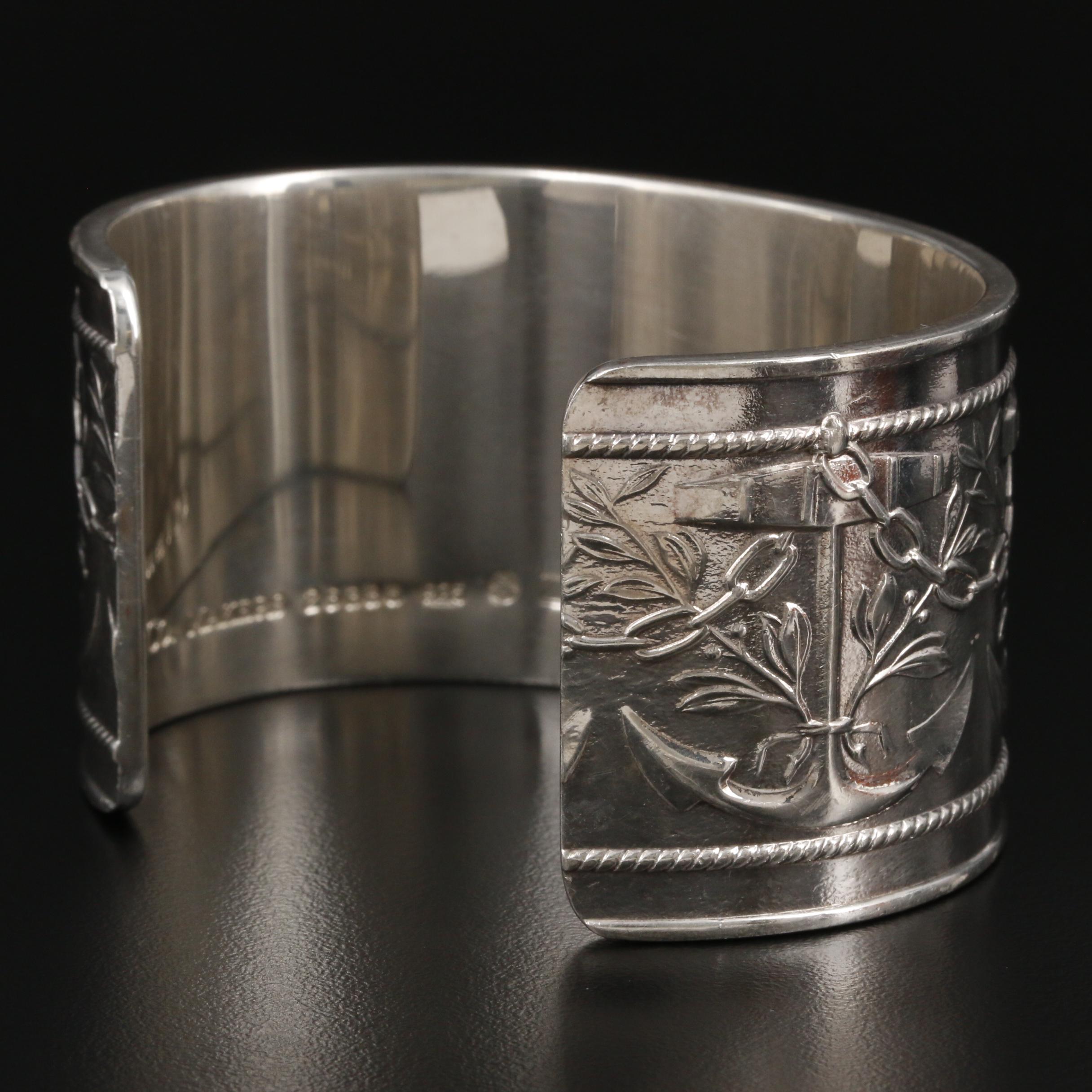 Vintage Tiffany & Co. Anchor Cuff Bracelet
