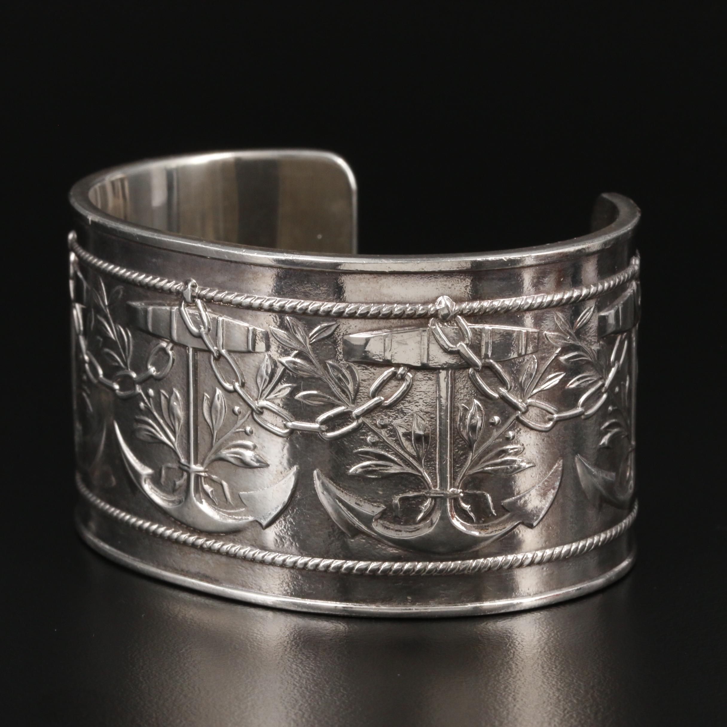 Vintage Tiffany & Co. Anchor Cuff Bracelet