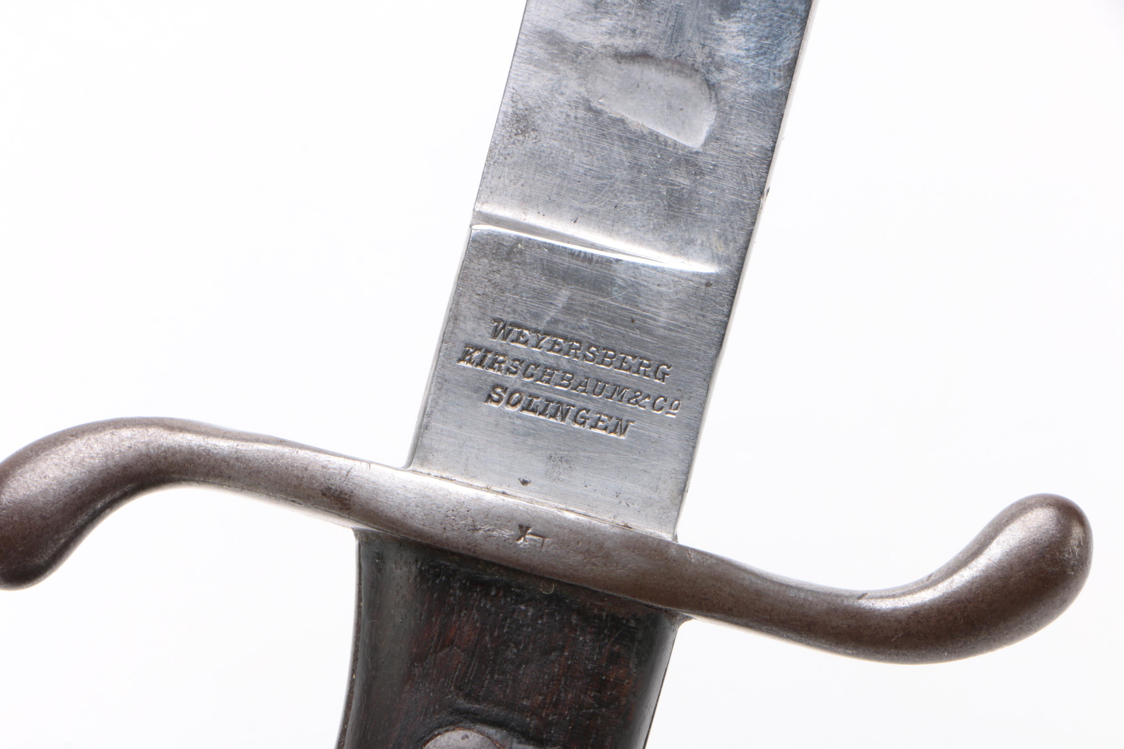 Argentine 1909 Bolo Machete Knife-Short Sword with Scabbard By Kirschbaum