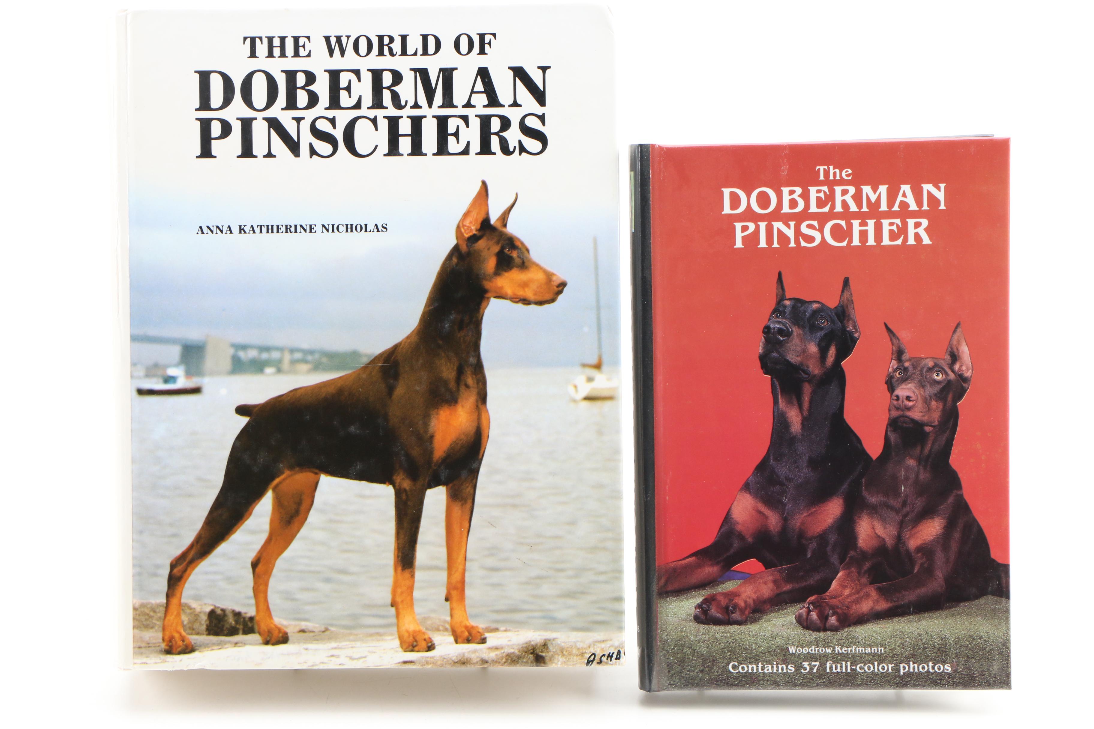 Doberman Pinscher Reference Books and Sandicast Resin Figurines