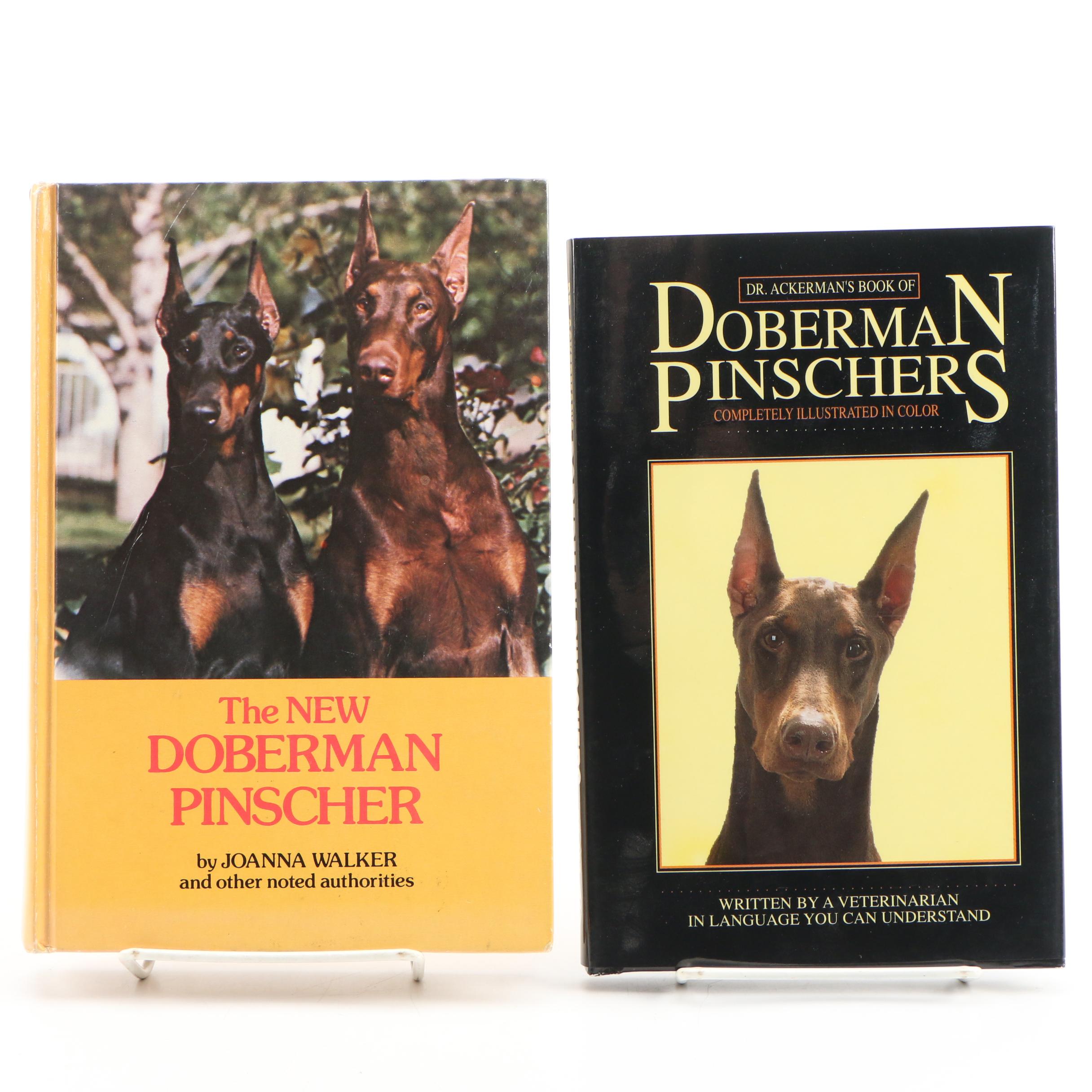 Doberman Pinscher Reference Books and Sandicast Resin Figurines