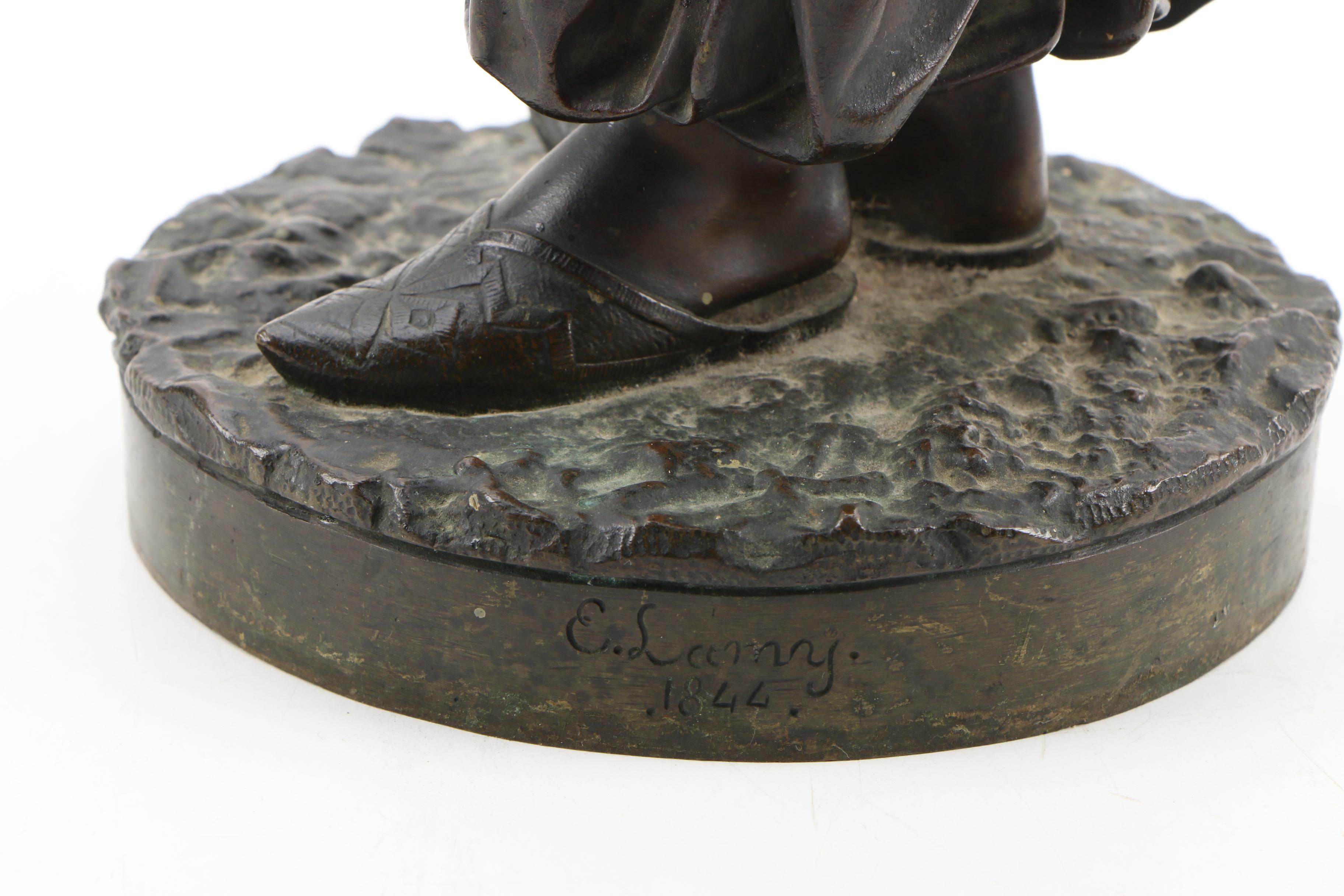 After Eugene Lamy Bronze Sculpture of Turkish Maiden, Late 19th Century