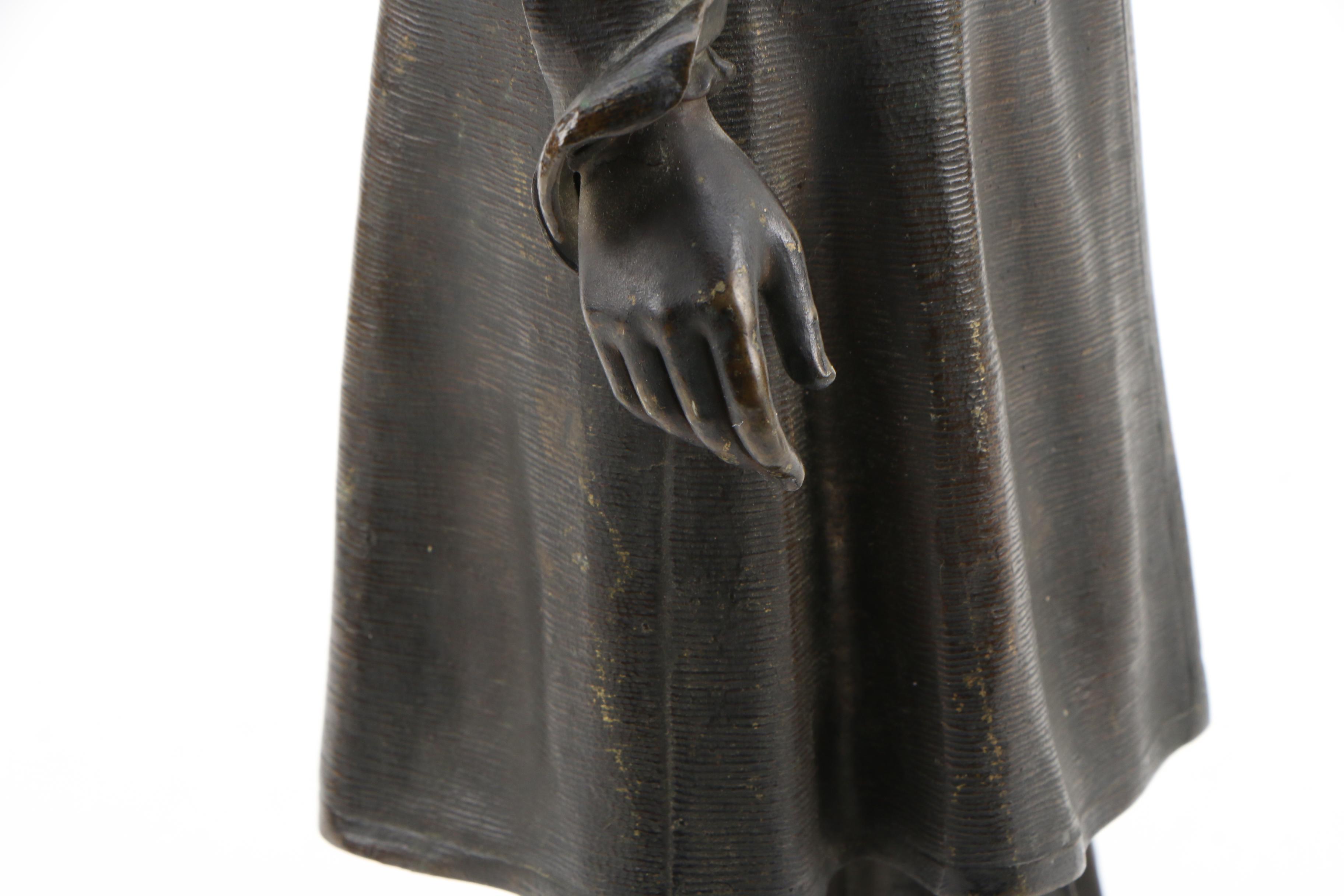 After Eugene Lamy Bronze Sculpture of Turkish Maiden, Late 19th Century