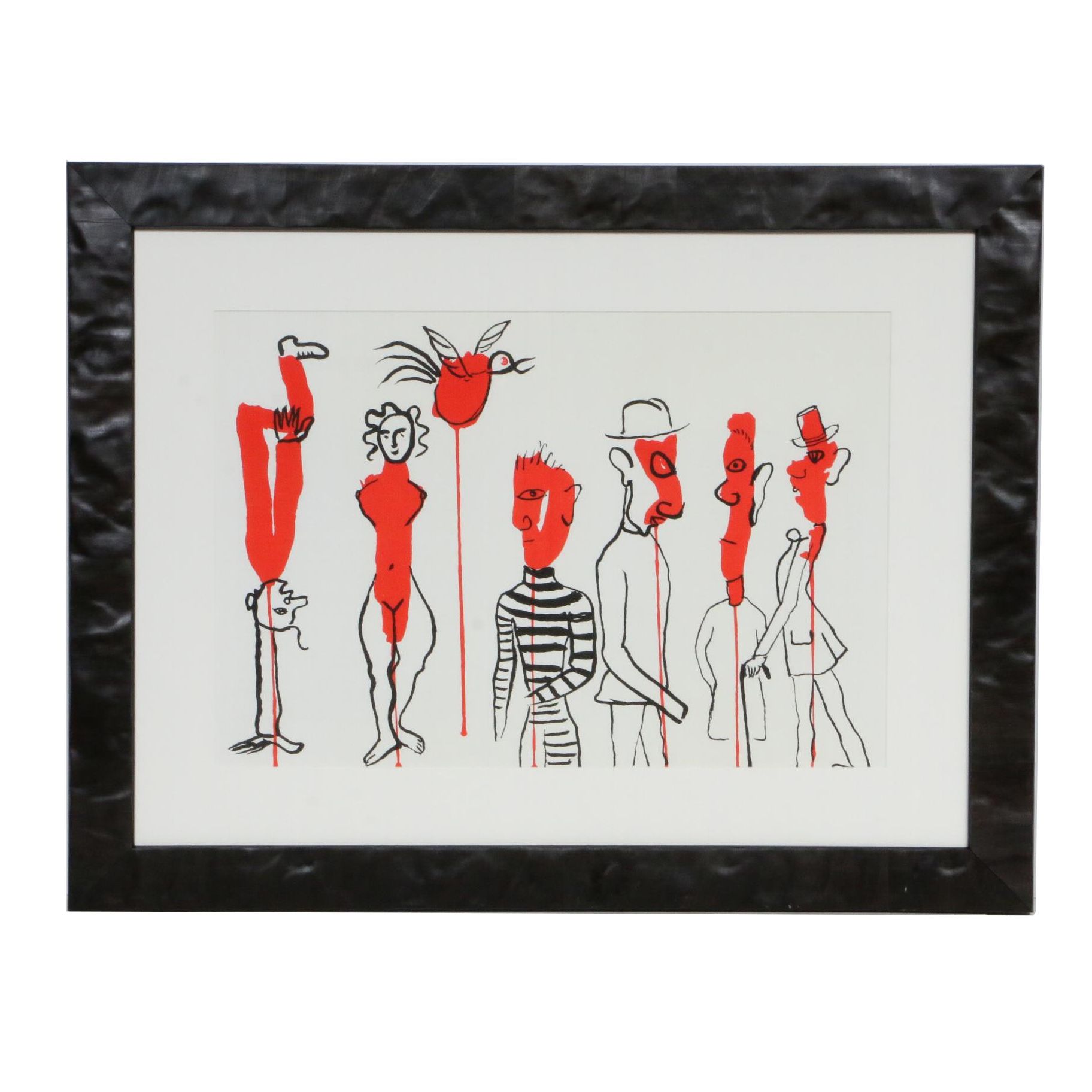 Alexander Calder Double-Page Color Lithograph for "Derrière le Miroir," 1966