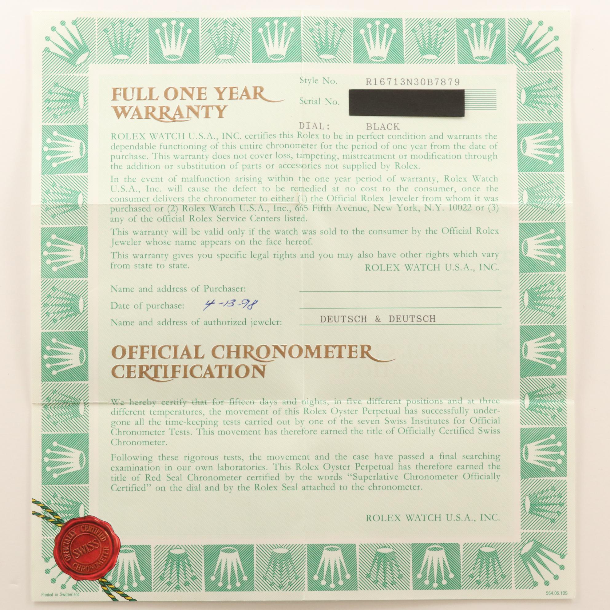 Rolex GMT-Master II 18K Gold and Stainless Steel Automatic Watch, 1995