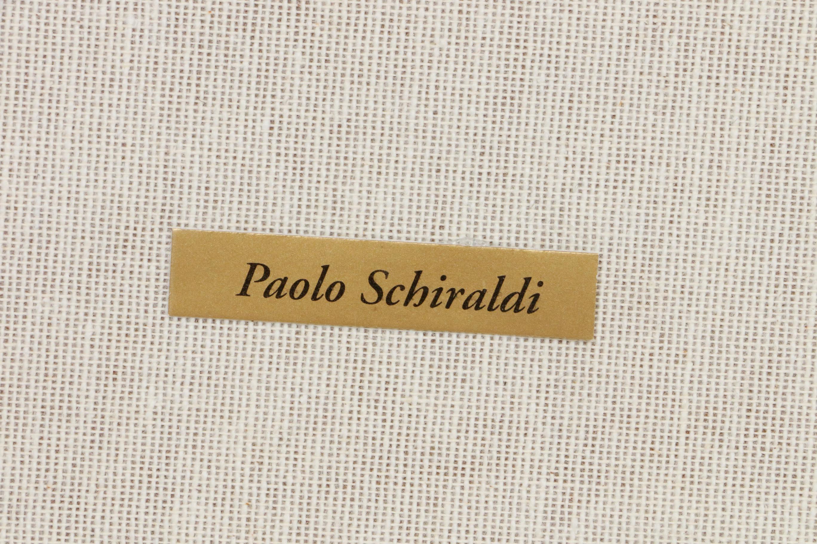 Paolo Schiraldi Silver Tone Metal Bas-Relief Sculptures