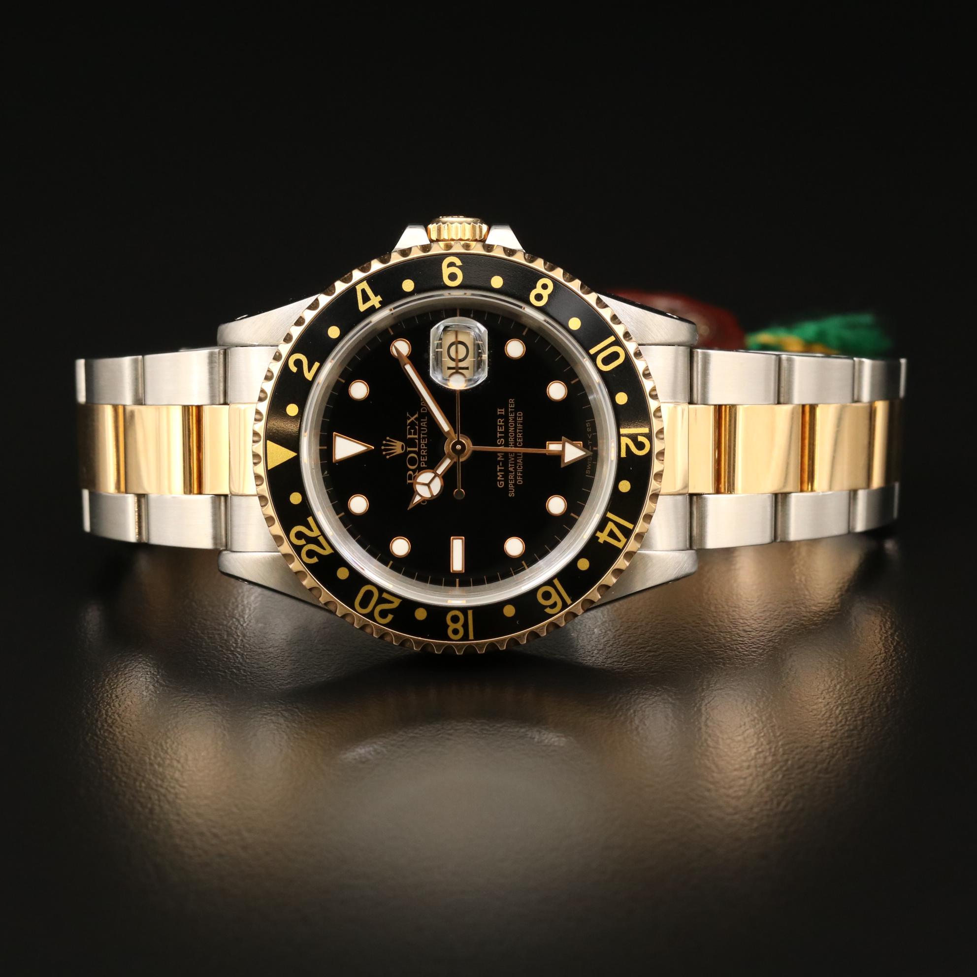 Rolex GMT-Master II 18K Gold and Stainless Steel Automatic Watch, 1995