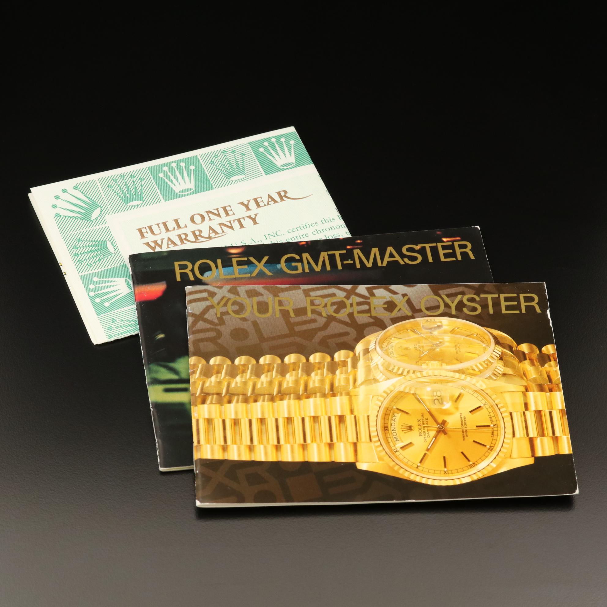 Rolex GMT-Master II 18K Gold and Stainless Steel Automatic Watch, 1995