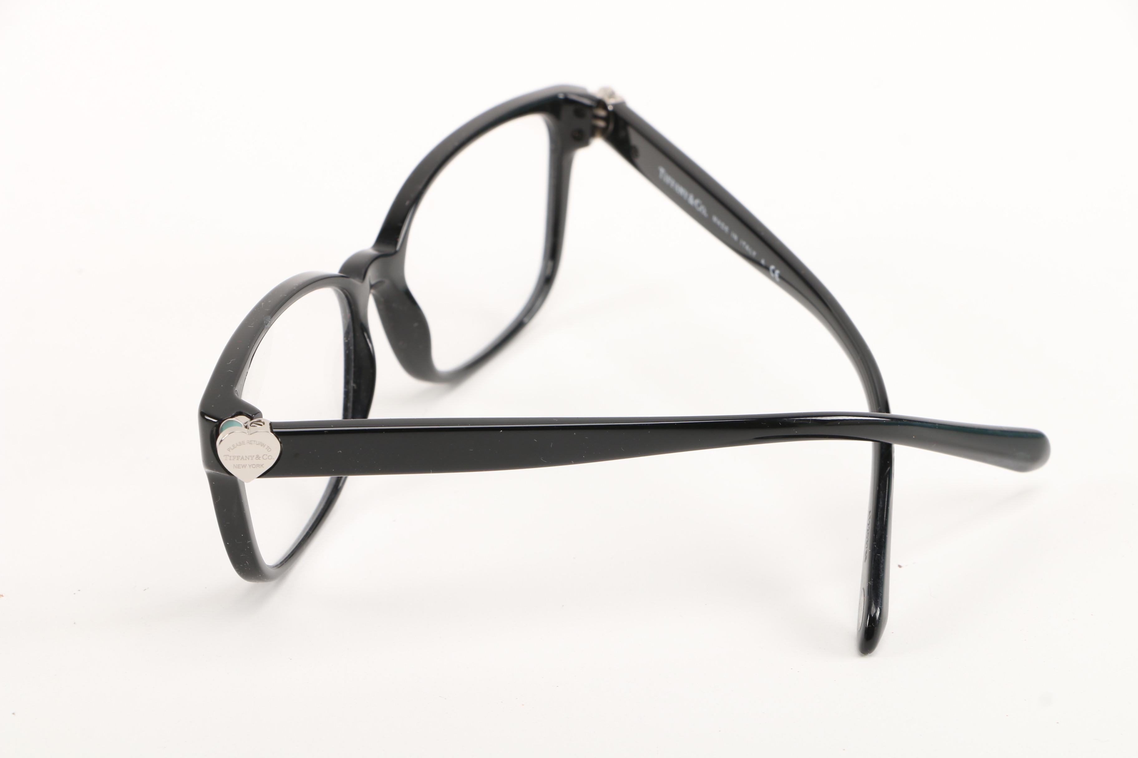 Tiffany & Co. TF2122 Black Eyeglass Frames with Case and Box