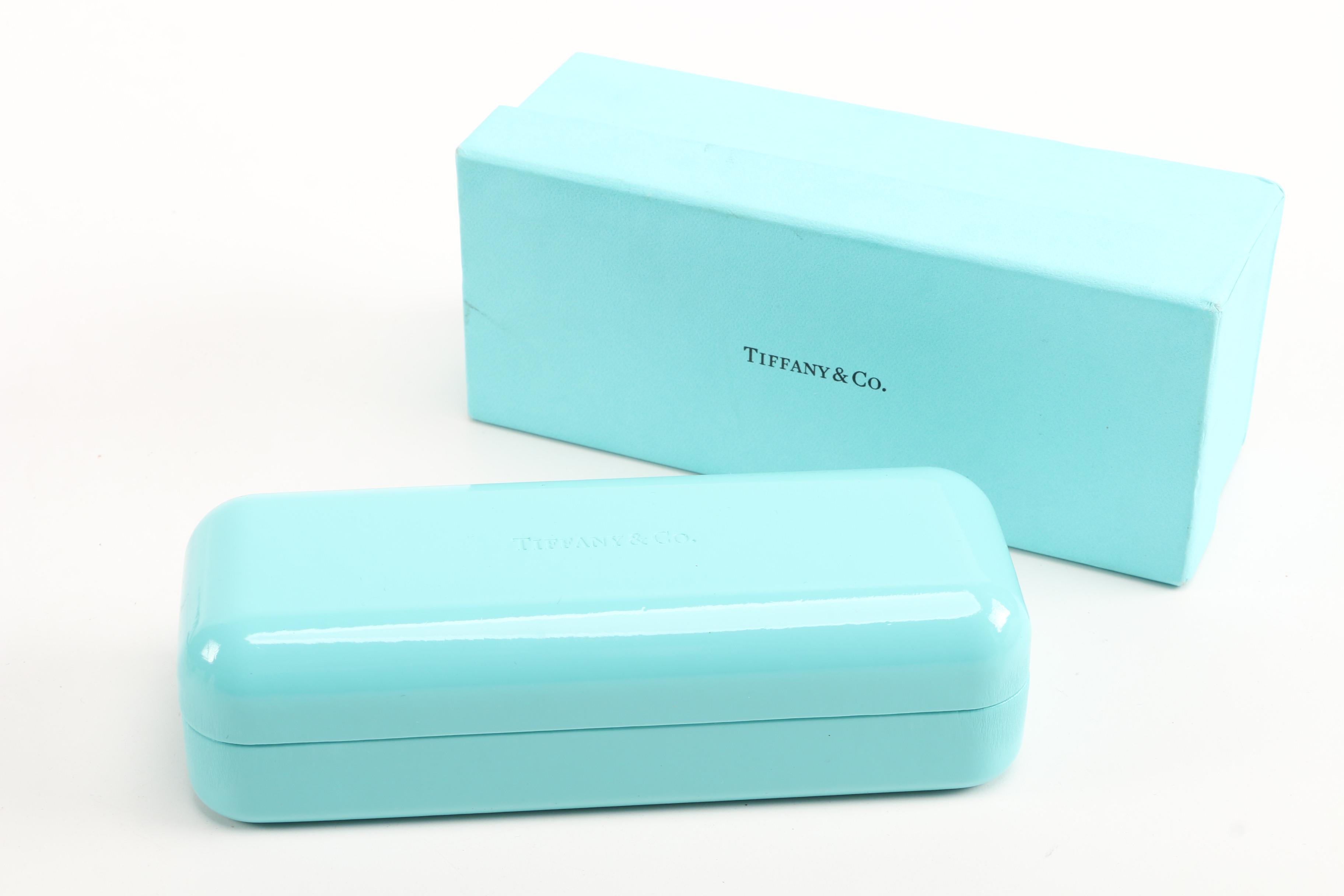 Tiffany & Co. TF2122 Black Eyeglass Frames with Case and Box