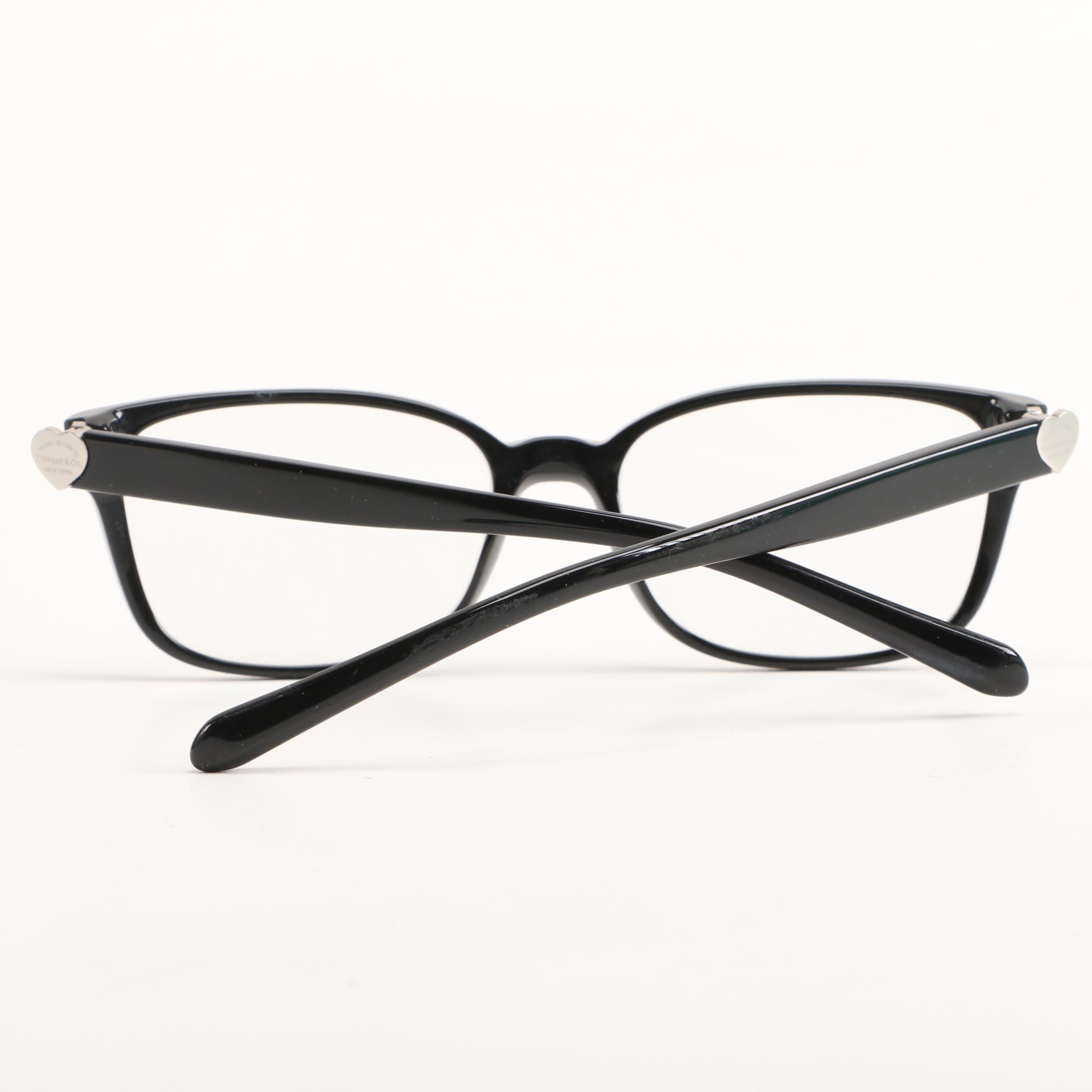 Tiffany & Co. TF2122 Black Eyeglass Frames with Case and Box