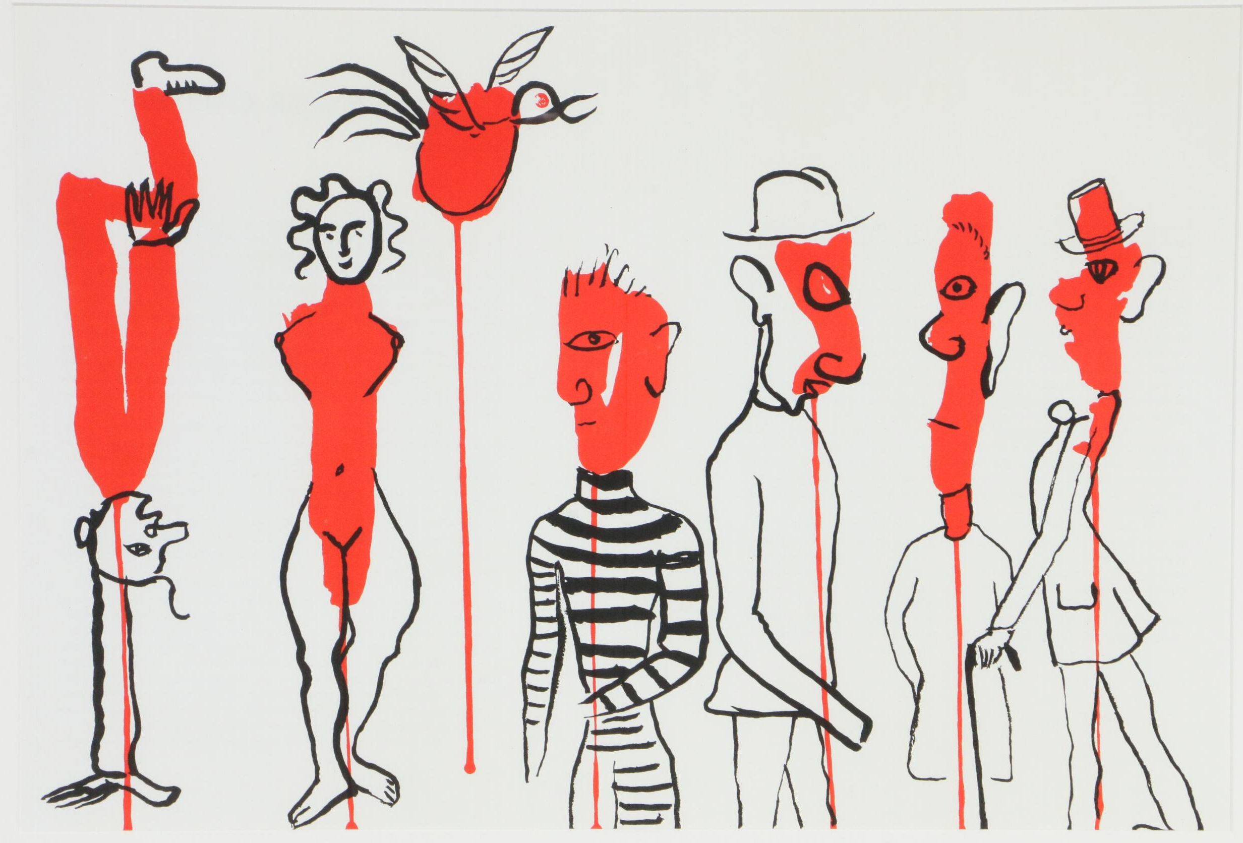 Alexander Calder Double-Page Color Lithograph for "Derrière le Miroir," 1966