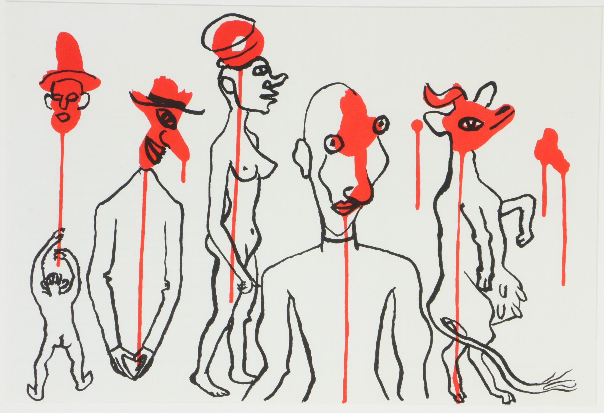 Alexander Calder Double-Page Color Lithograph for "Derrière le Miroir," 1966