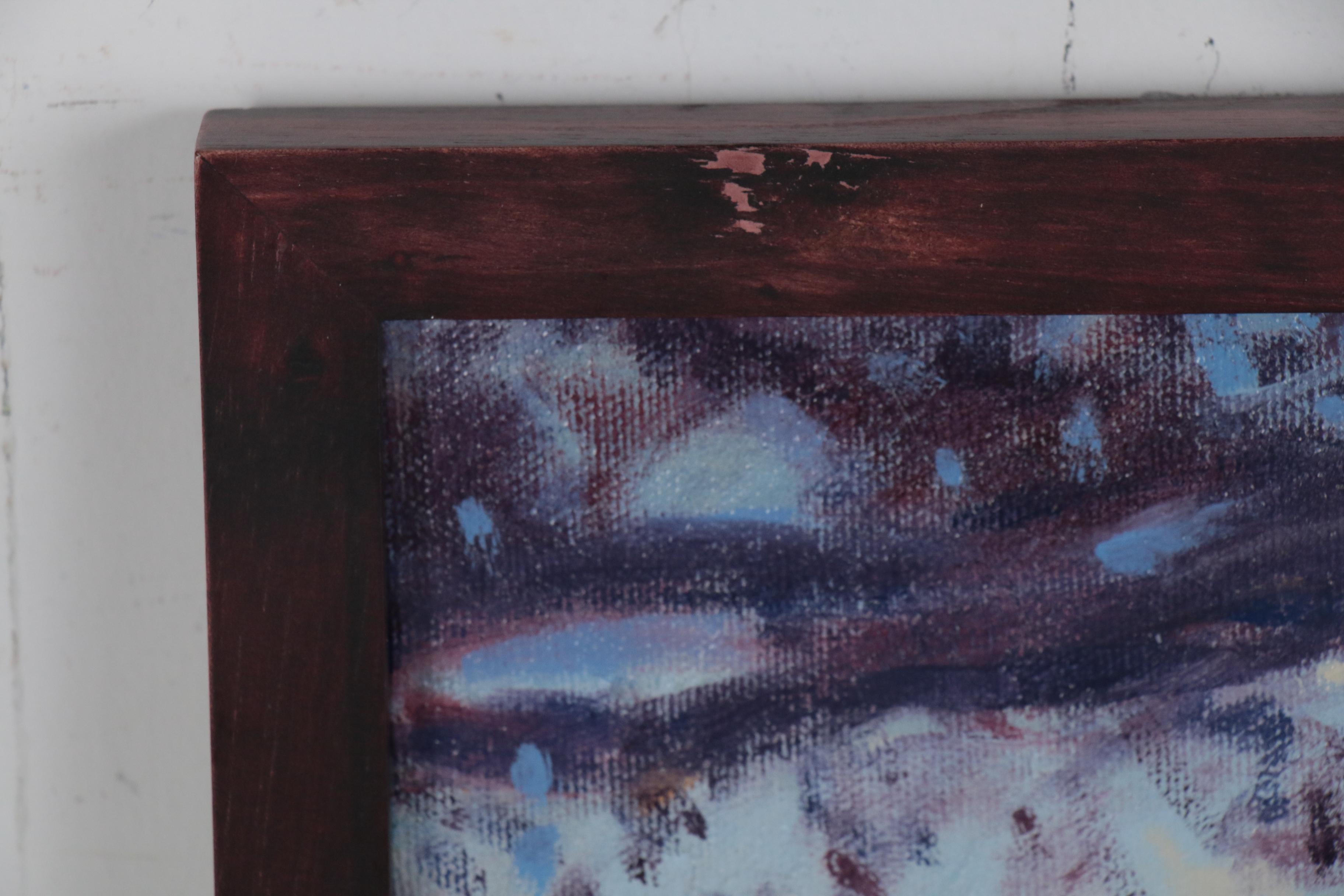 Robert Hebenstreit Oil Painting of Cincinnati Skyline