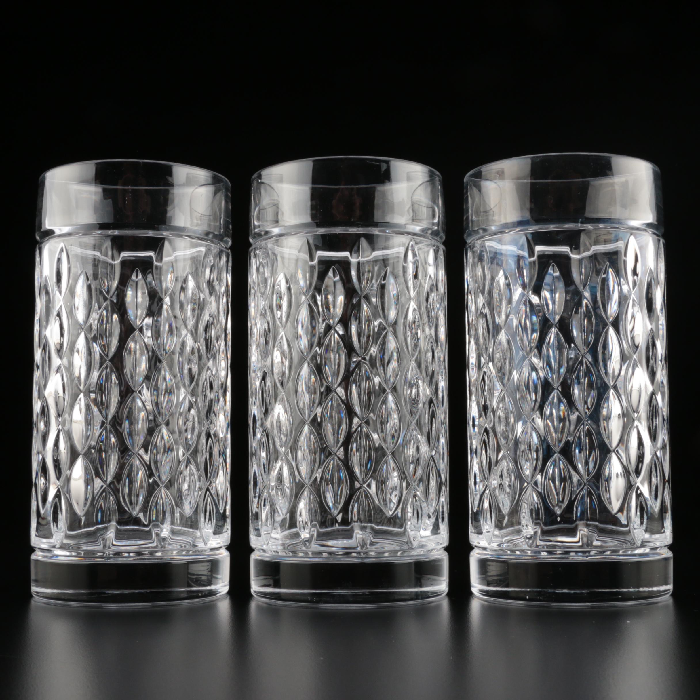 Ralph Lauren "Aston" Crystal Highball Glasses, Contemporary