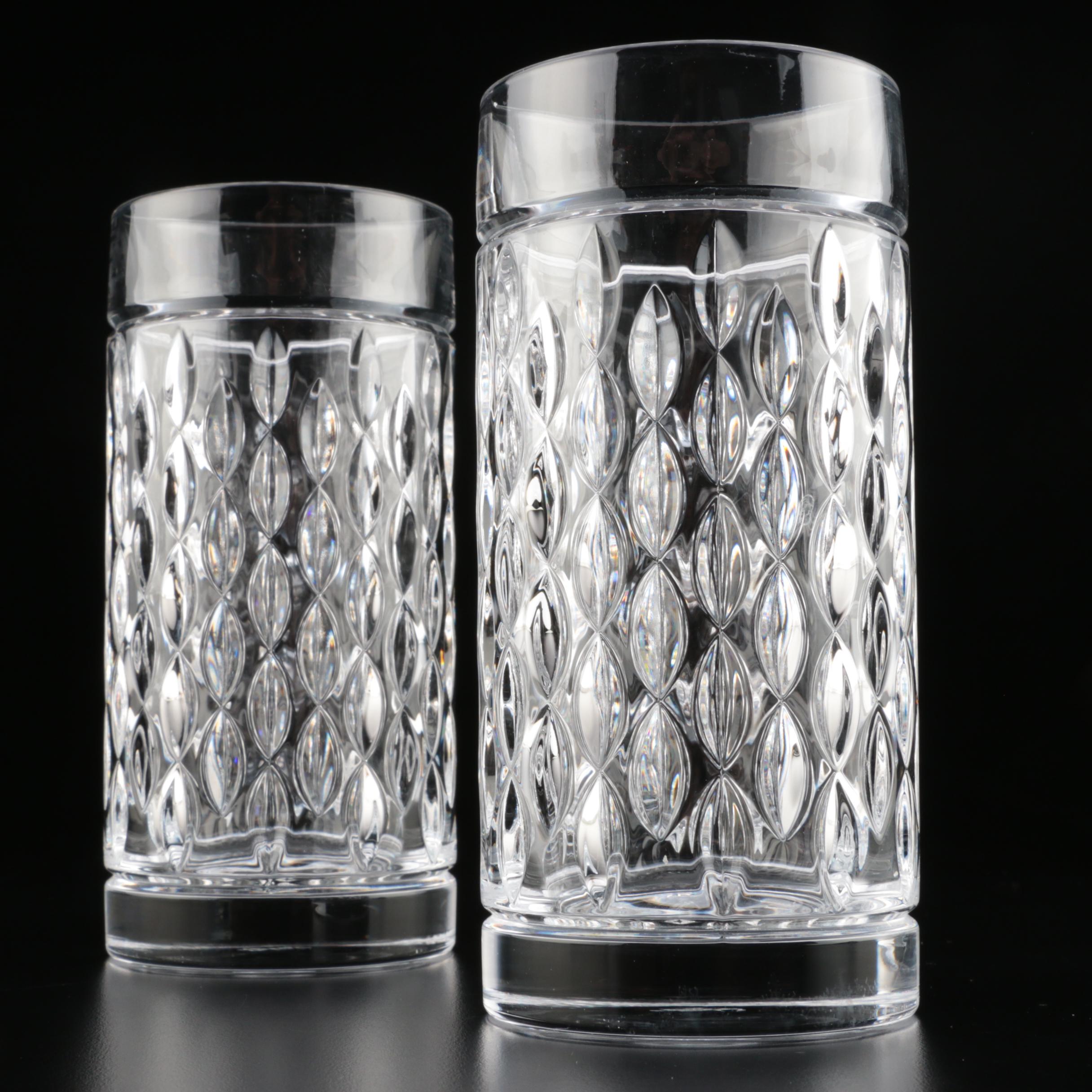Ralph Lauren "Aston" Crystal Highball Glasses, Contemporary