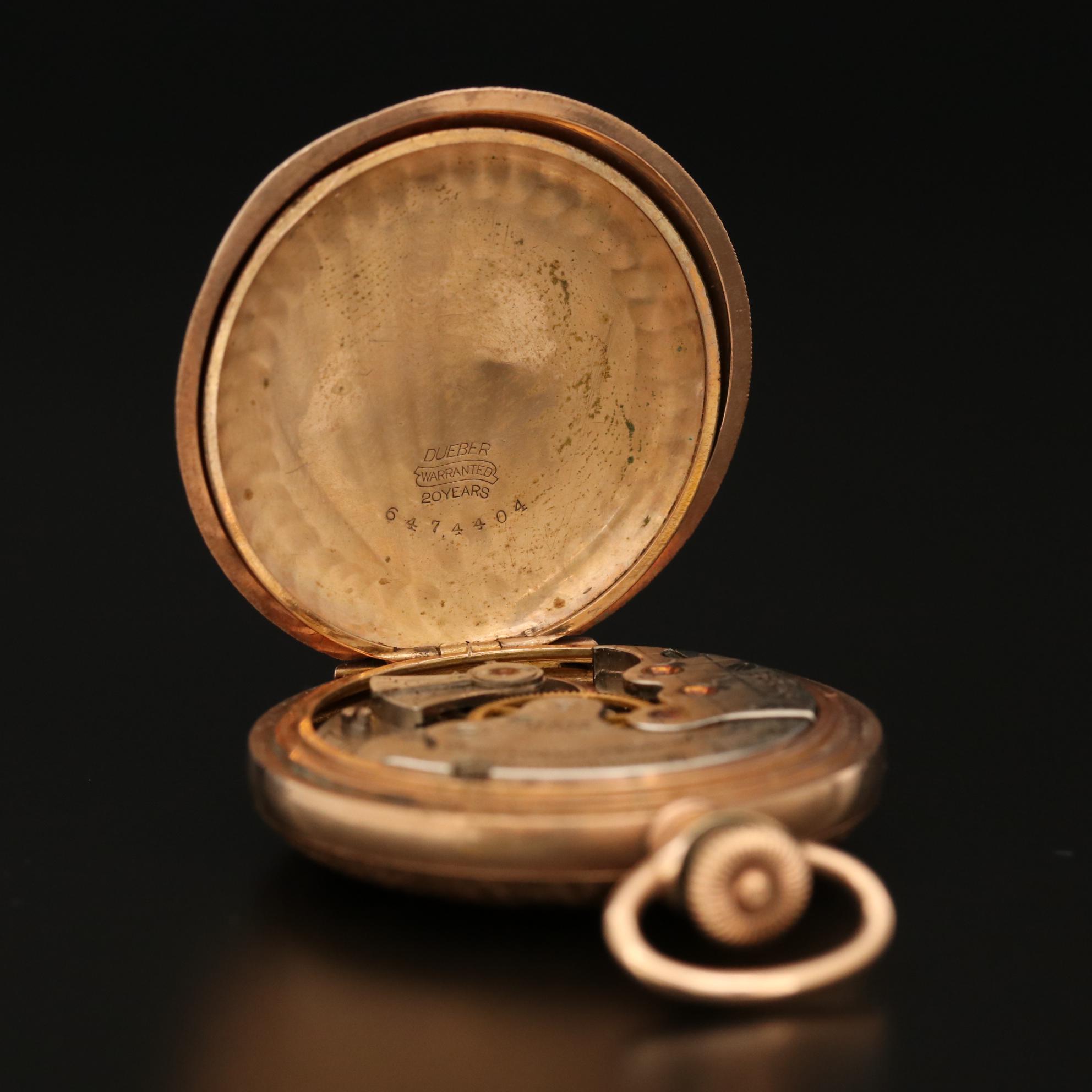Antique South Bend Gold Filled Hunter Case Pocket Watch, 1903