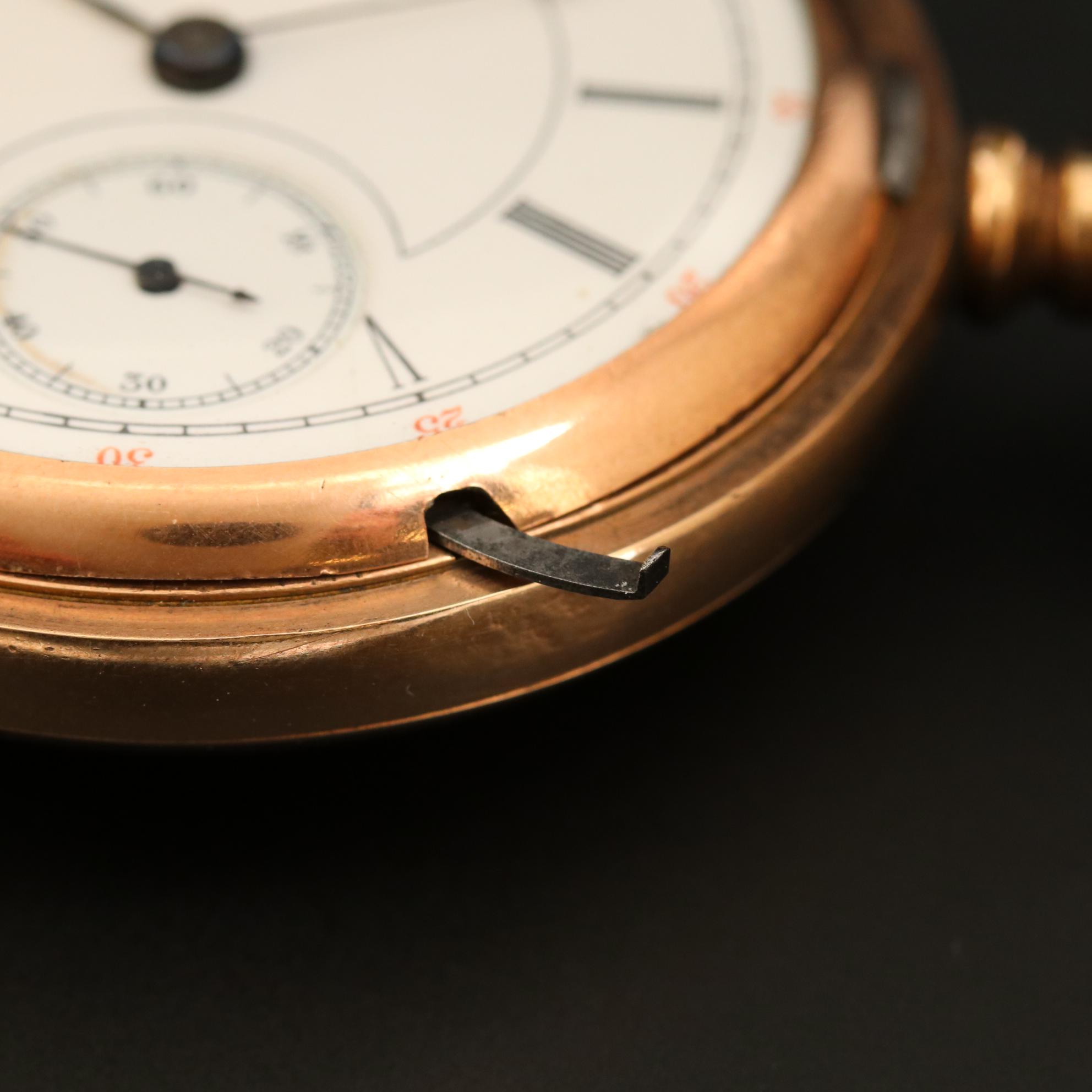 Antique Hampden Watch Co. Gold Filled Pocket Watch, 1902