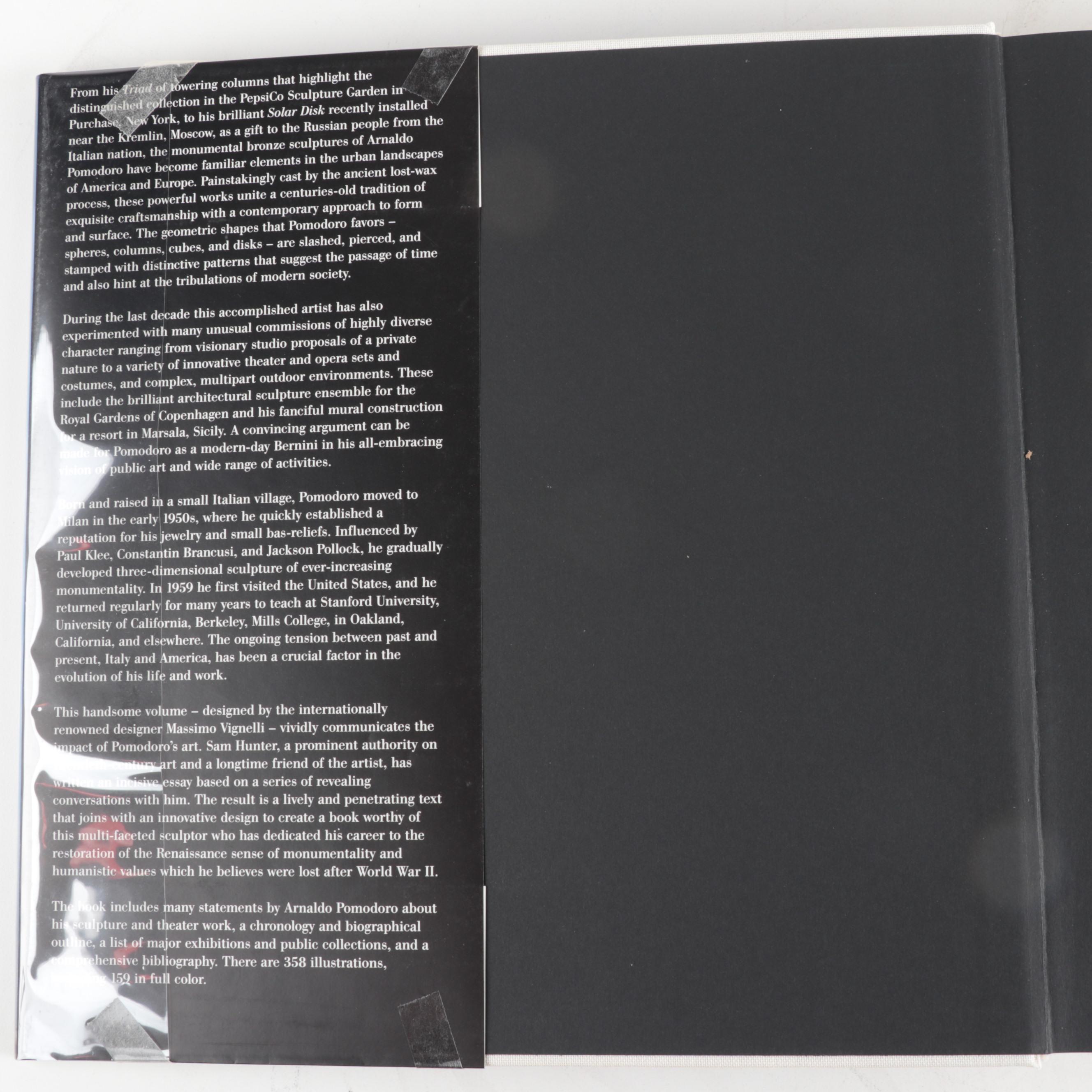 Arnaldo Pomodoro Signed First Edition Art Book