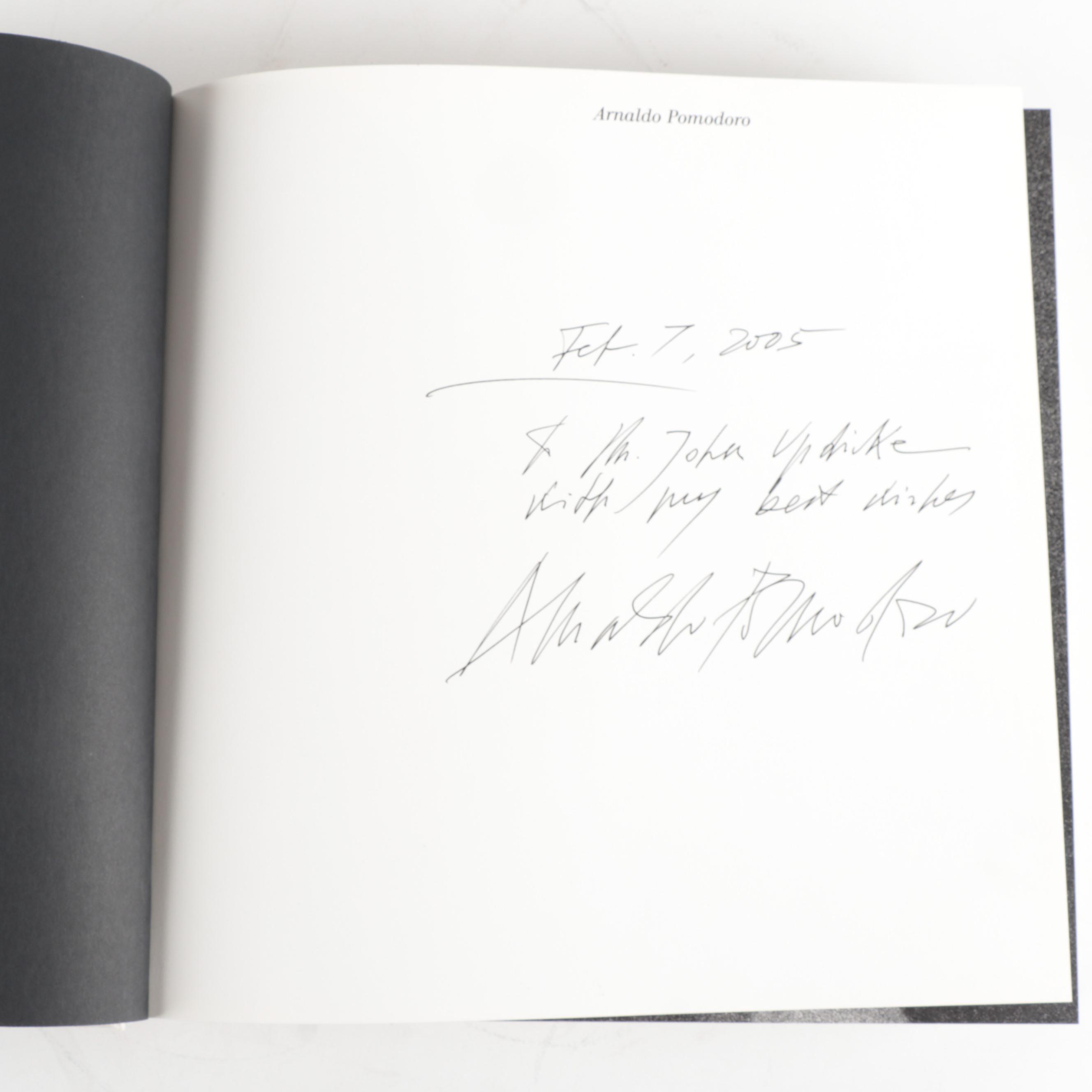 Arnaldo Pomodoro Signed First Edition Art Book