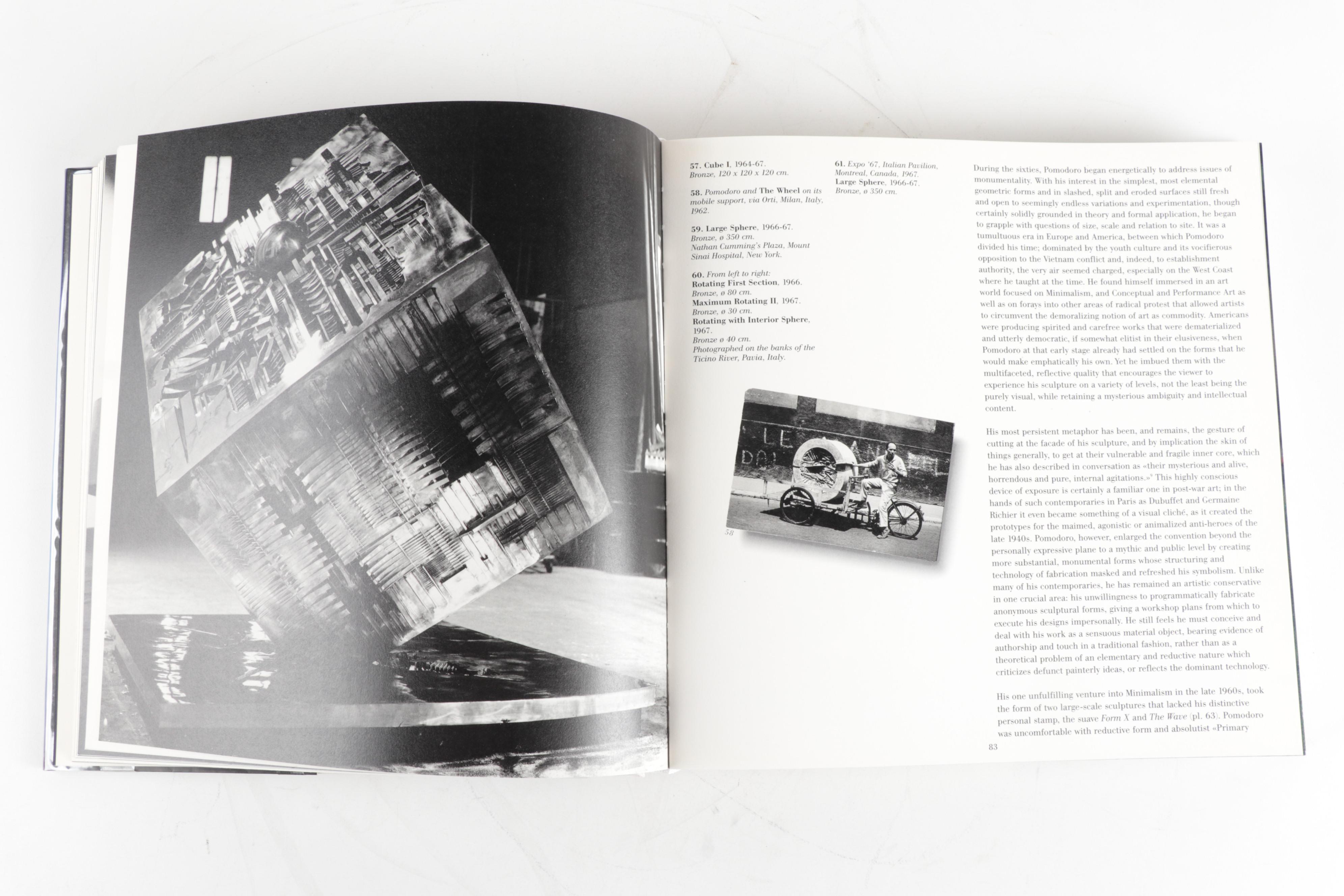 Arnaldo Pomodoro Signed First Edition Art Book