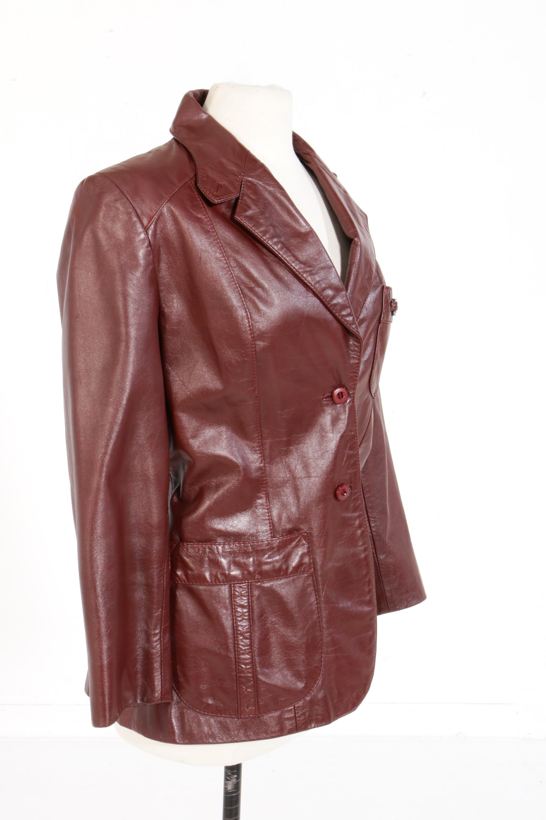 Etienne Aigner Leather Jacket and Woven Leather Handbag, Late 20th Century