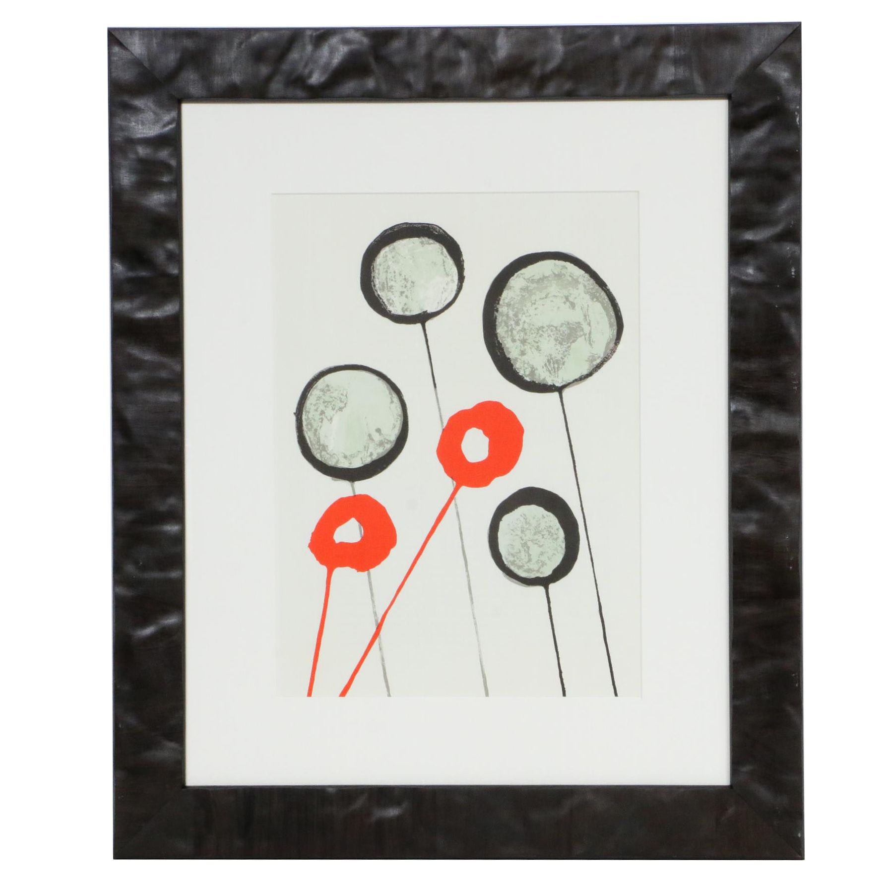 Alexander Calder Color Lithograph for "Derrière le Miroir," 1966