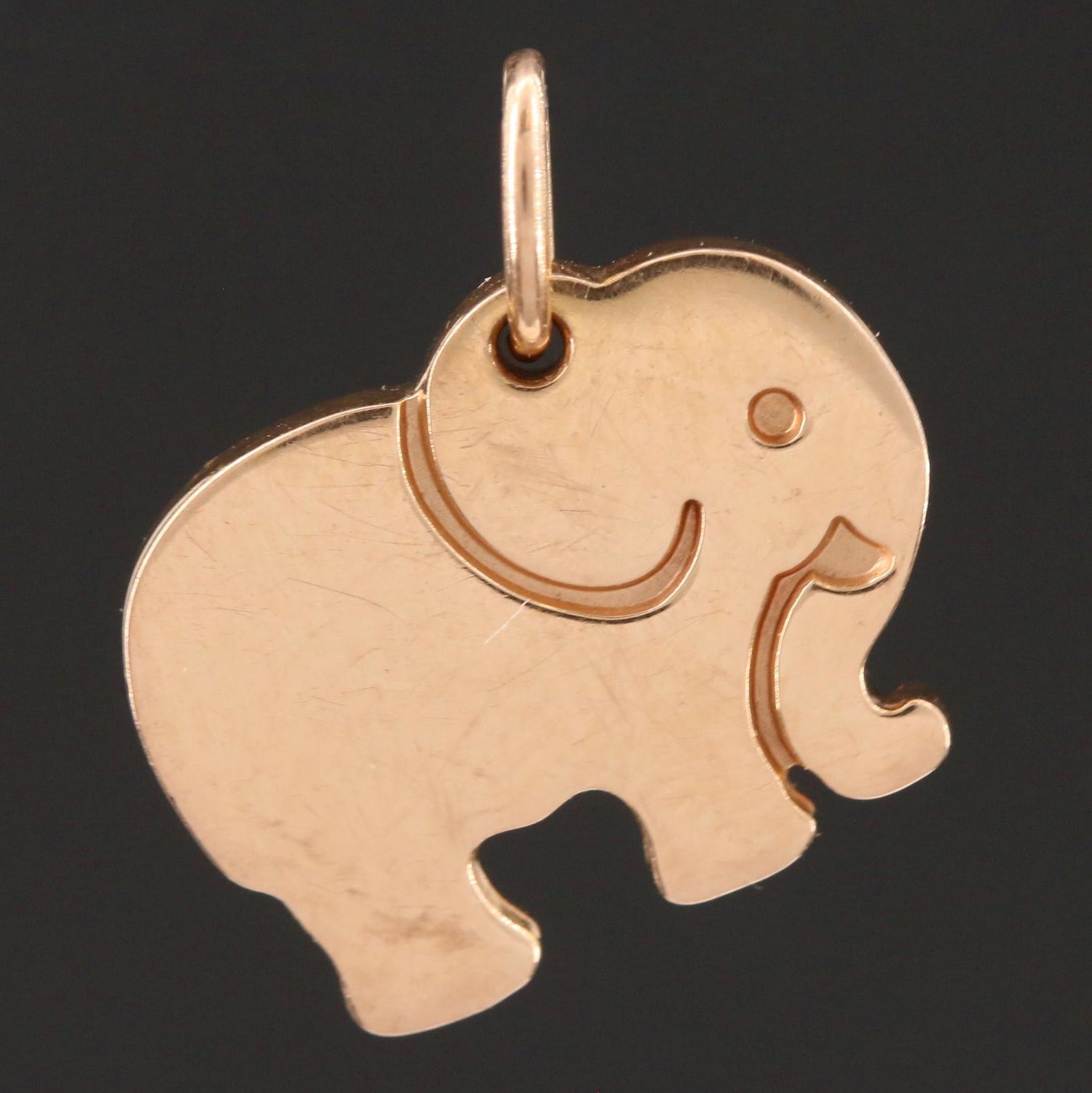 Tiffany & Co. "Elephant Never Forgets" 18K Yellow Gold Charm