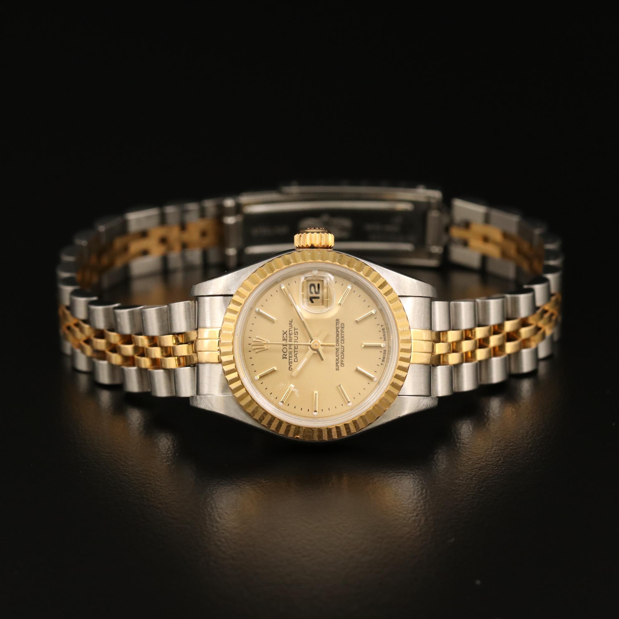 Rolex Datejust 69173 18K and Stainless Steel Automatic Watch, 1997