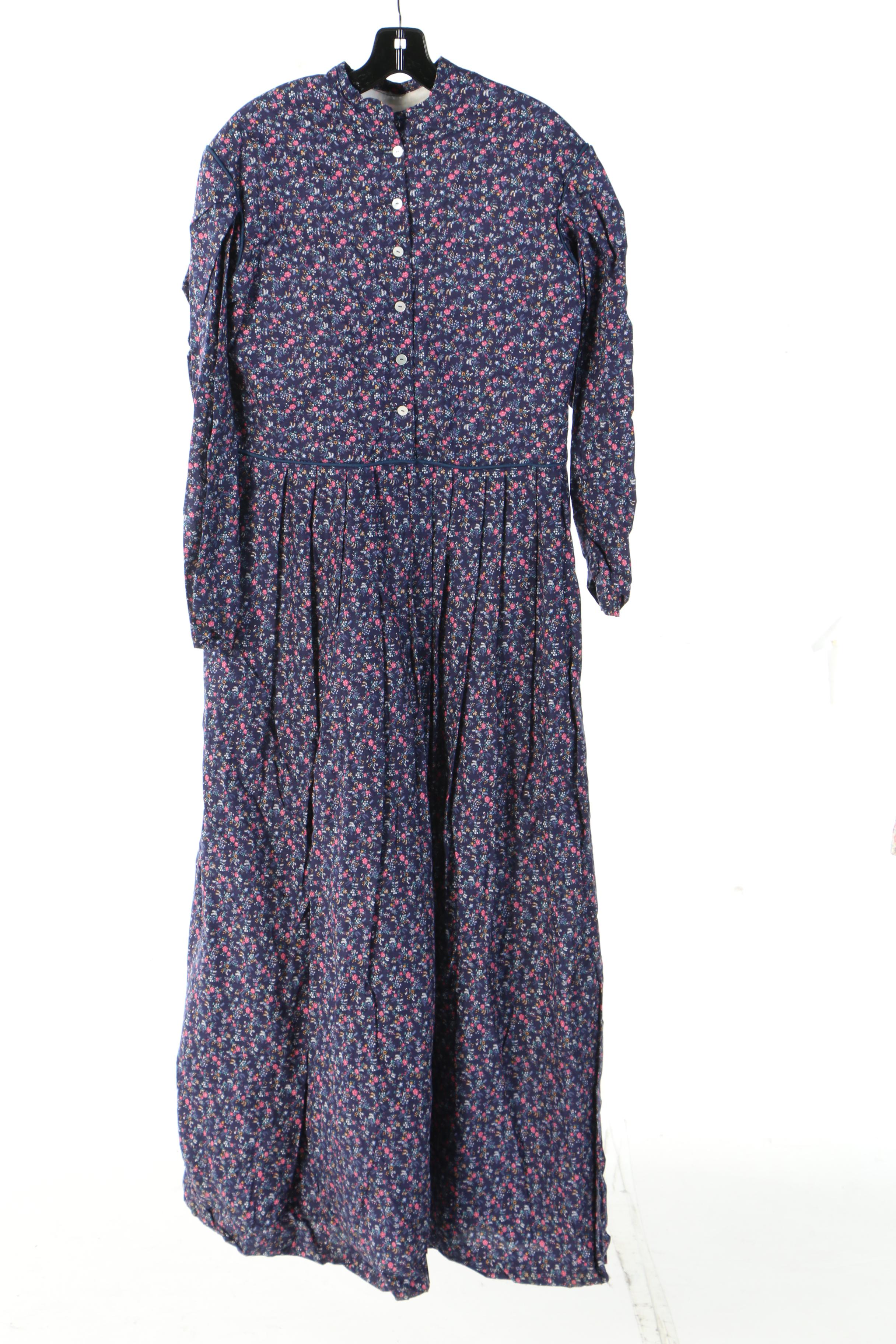 Reenactment Civil War Camp and Day Dresses with Hoop Skirt