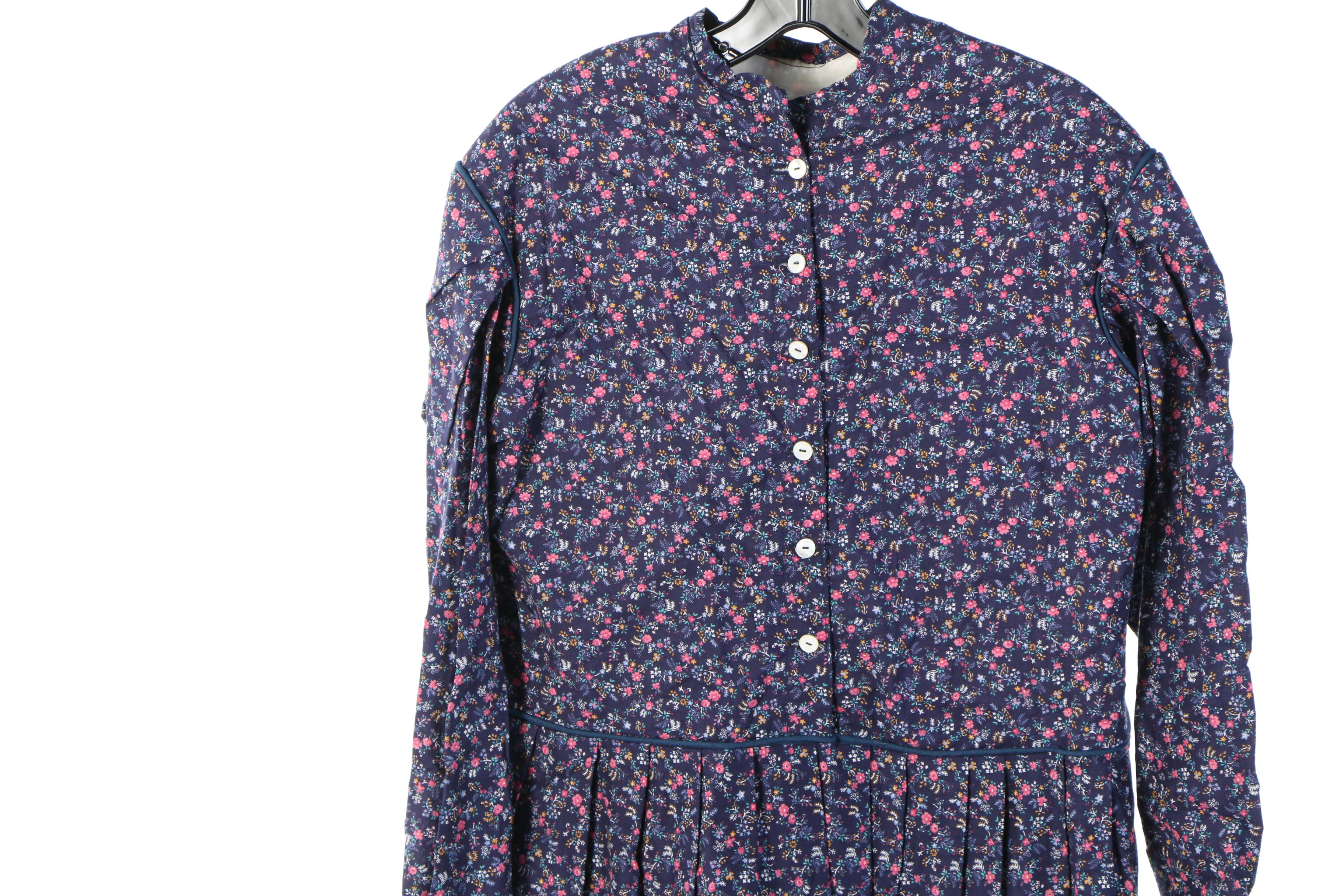 Reenactment Civil War Camp and Day Dresses with Hoop Skirt