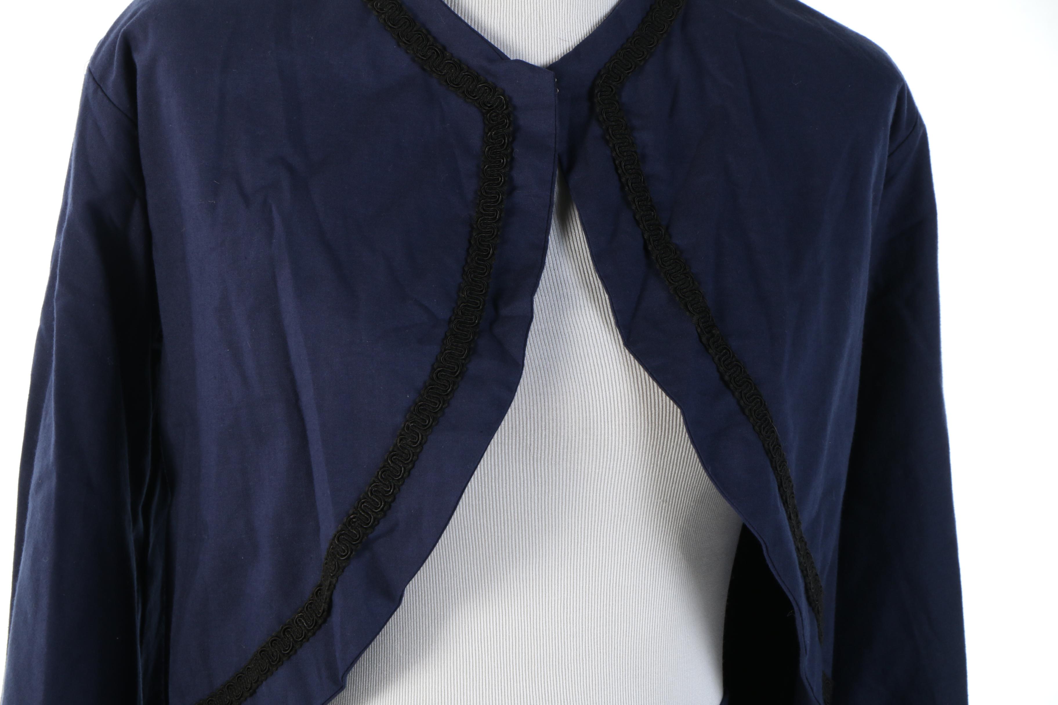 Reenactment Civil War Camp and Day Dresses with Hoop Skirt