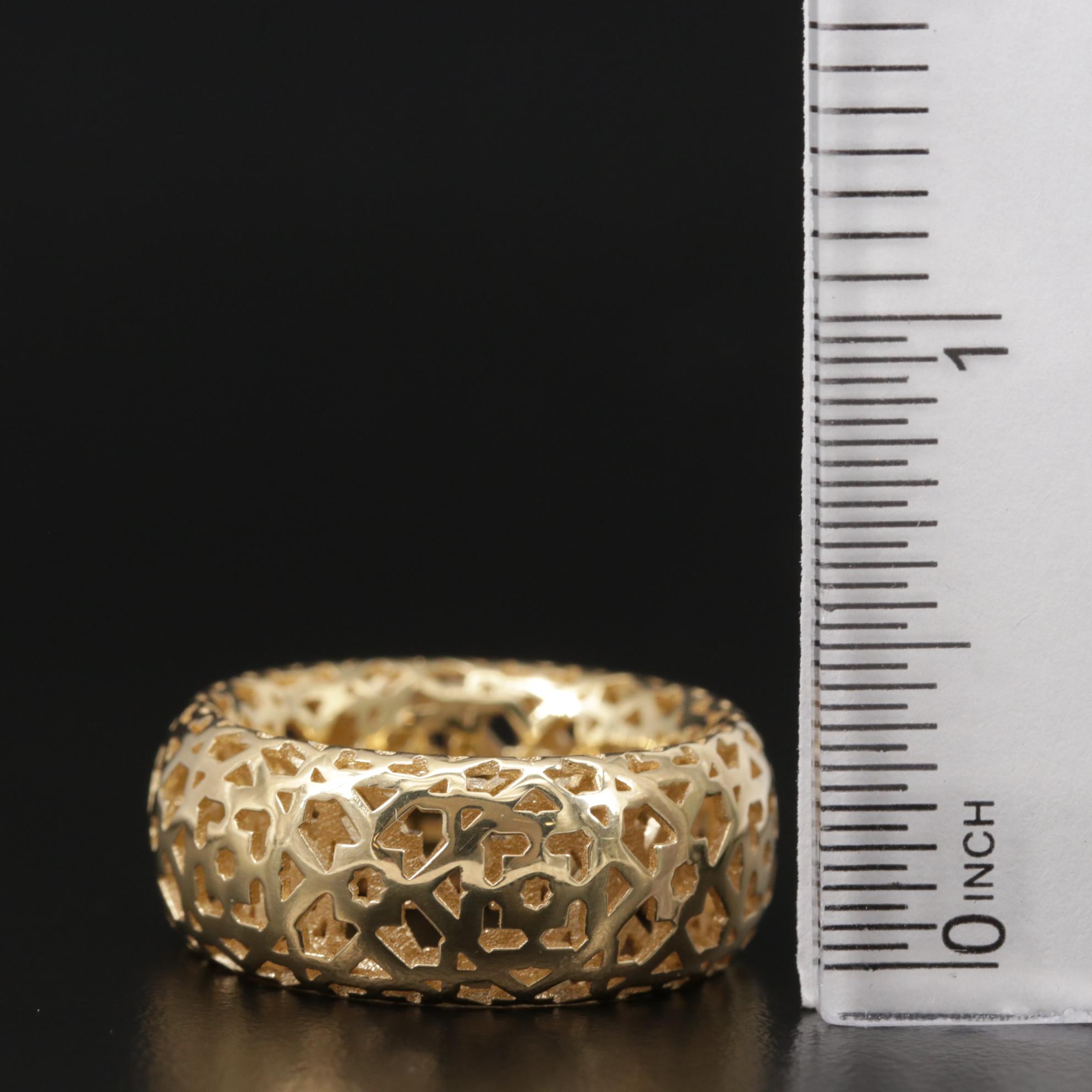 Paloma Picasso For Tiffany & Co. 18K Yellow Gold "Marrakesh" Ring