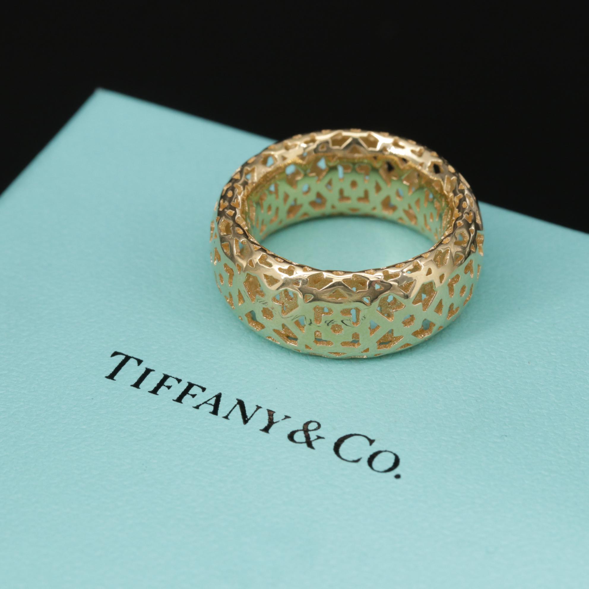 Paloma Picasso For Tiffany & Co. 18K Yellow Gold "Marrakesh" Ring