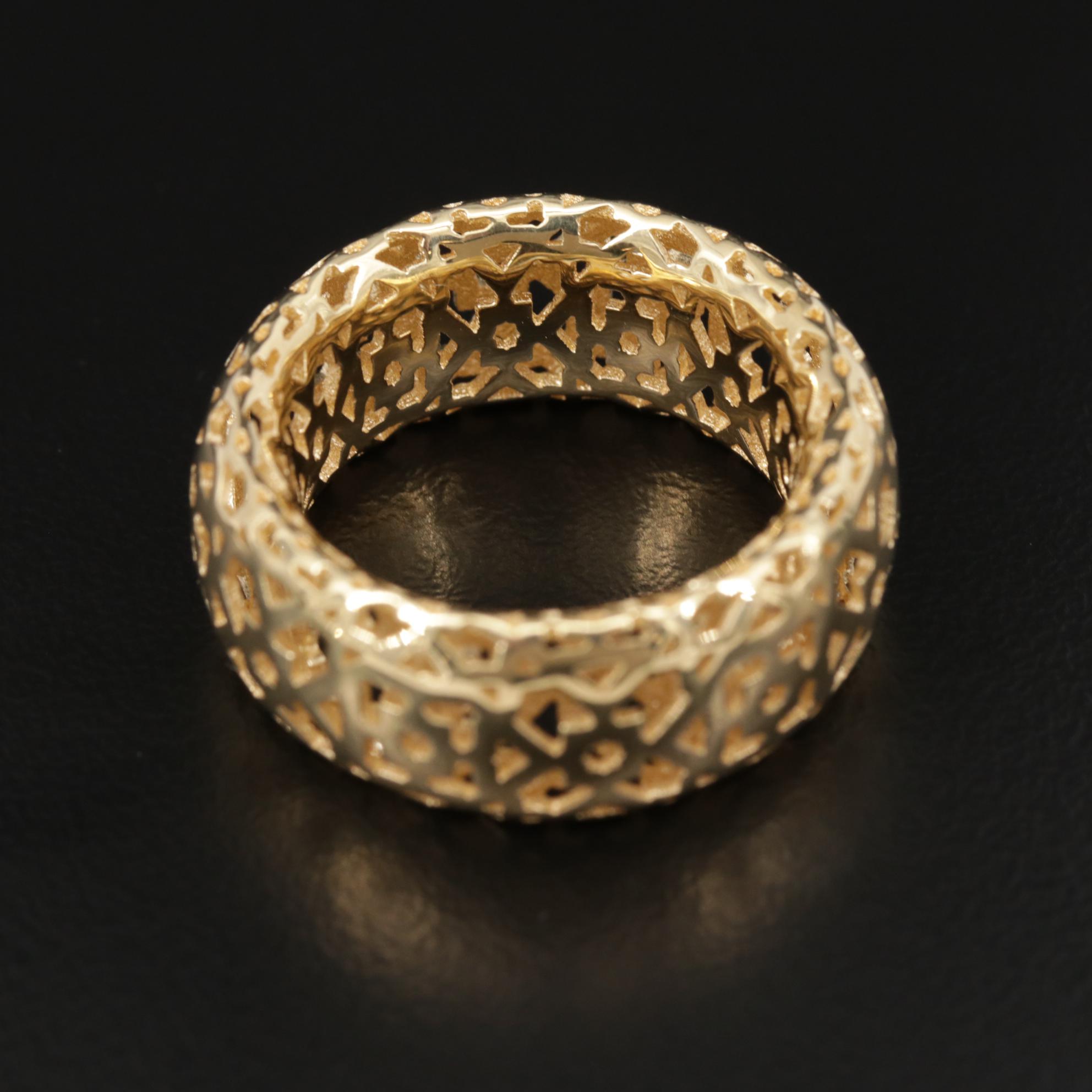 Paloma Picasso For Tiffany & Co. 18K Yellow Gold "Marrakesh" Ring