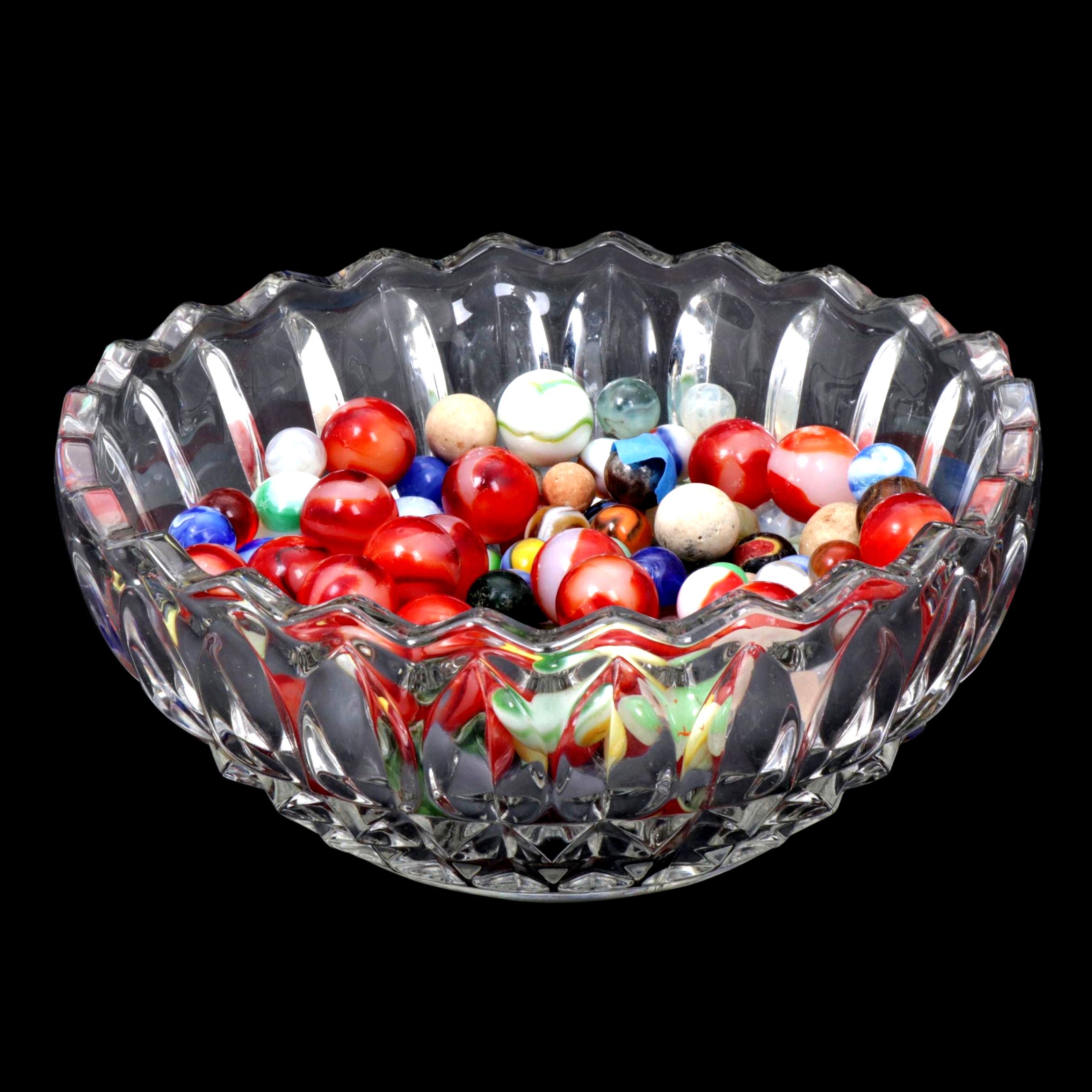 Blown Glass, Clay, and Metal Marbles, Late 19th Century to Mid 20th Century